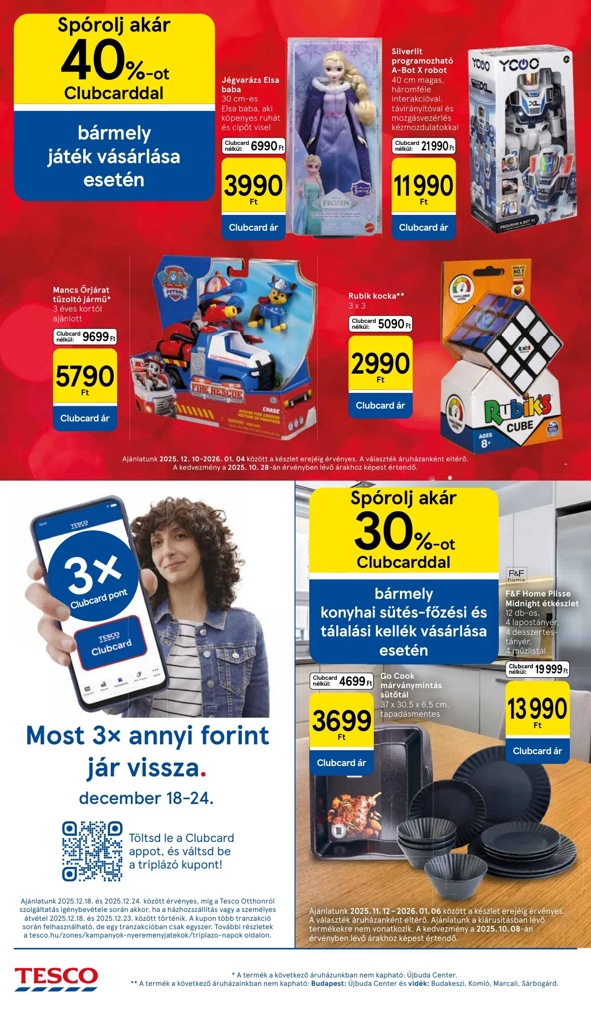 Tesco akciós újság Hipermarket 12.18–12.24 – 16. oldal