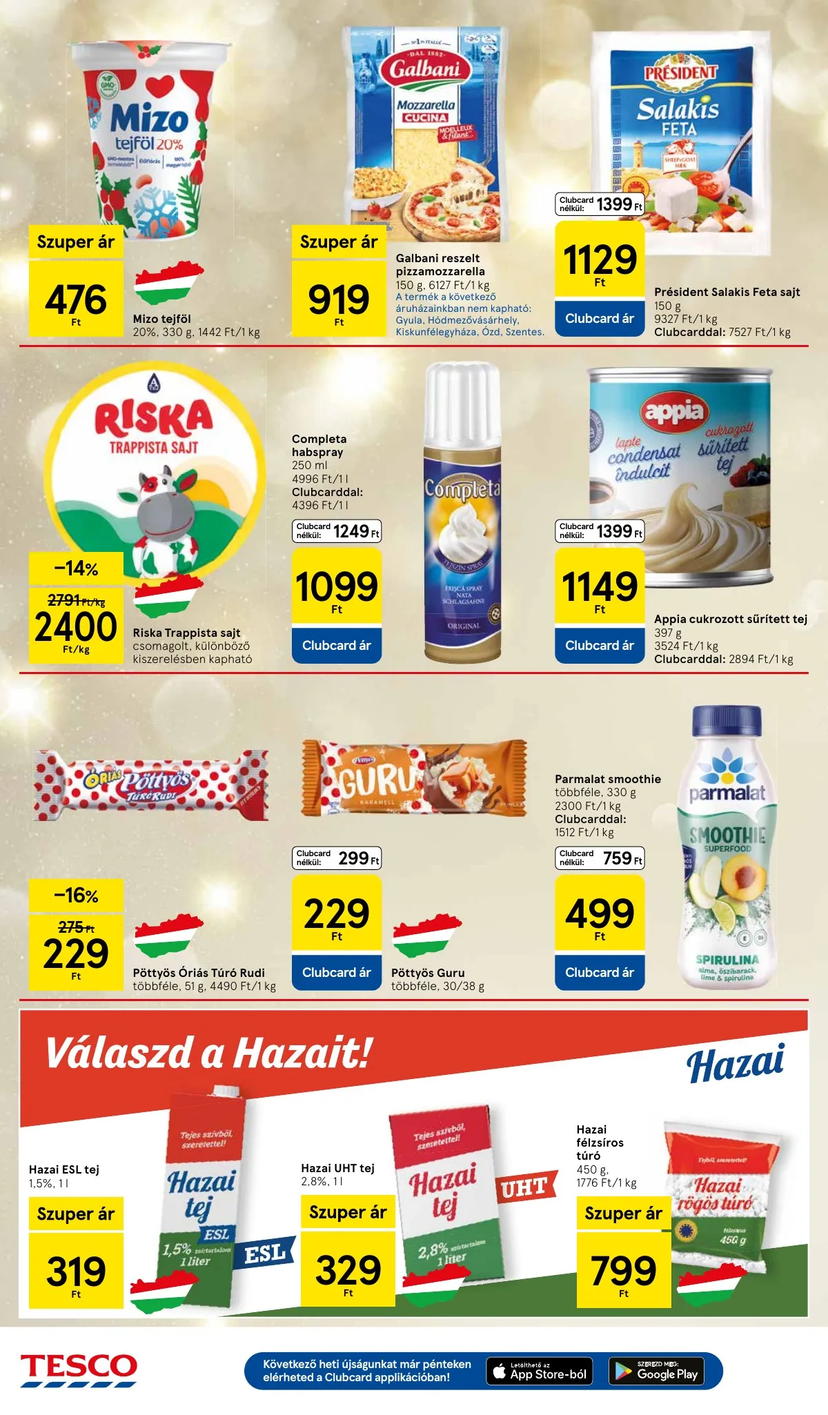 Tesco akciós újság Hipermarket 12.18–12.24 – 18. oldal