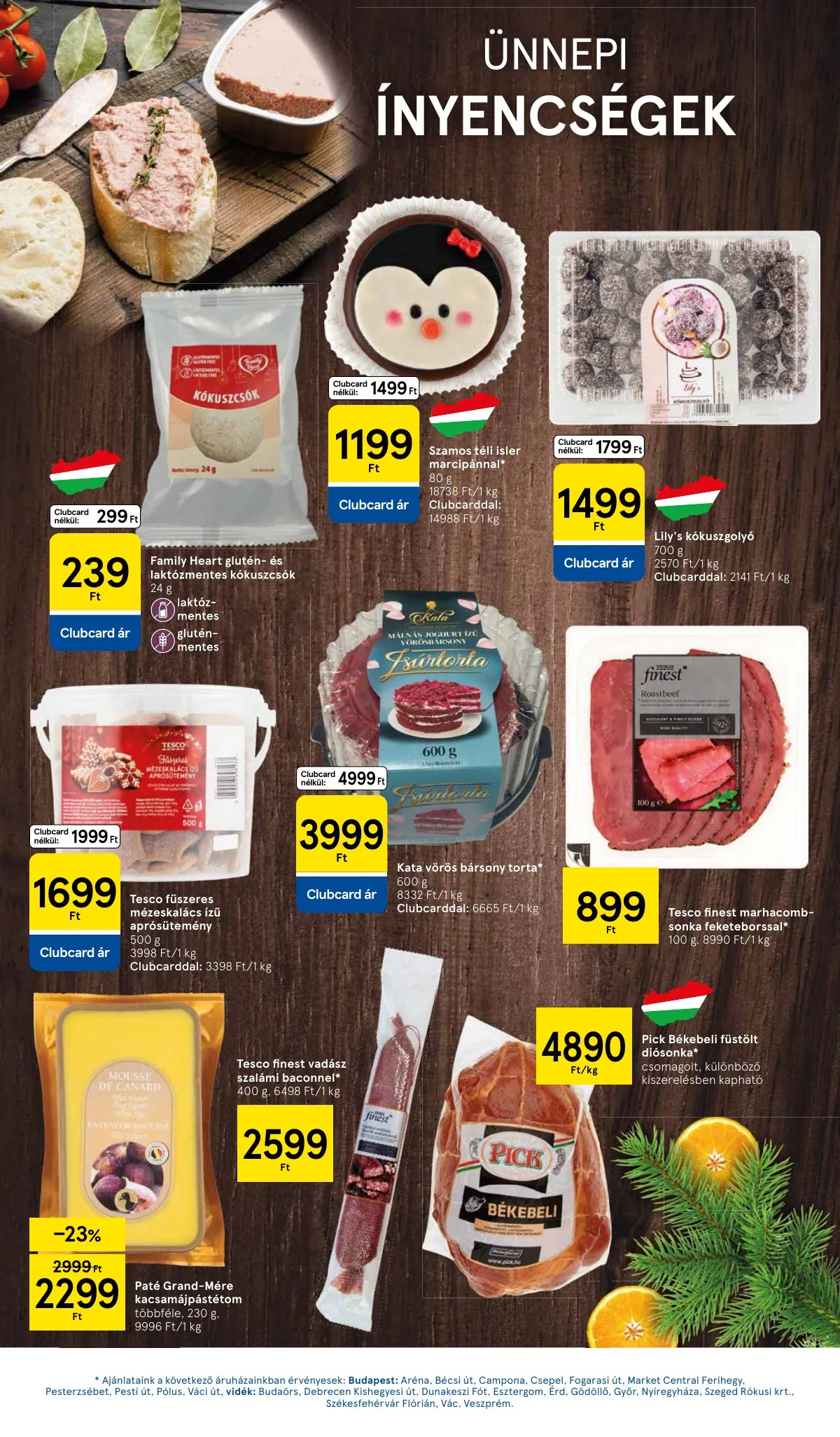 Tesco akciós újság Hipermarket 12.18–12.24 – 23. oldal