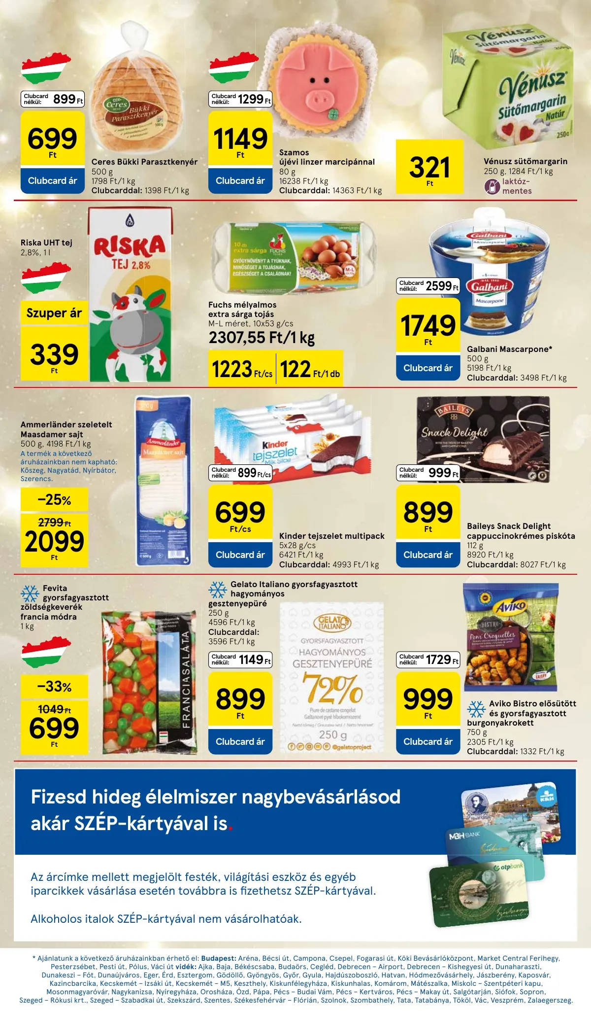 Tesco akciós újság Hipermarket 12.18–12.24 – 4. oldal