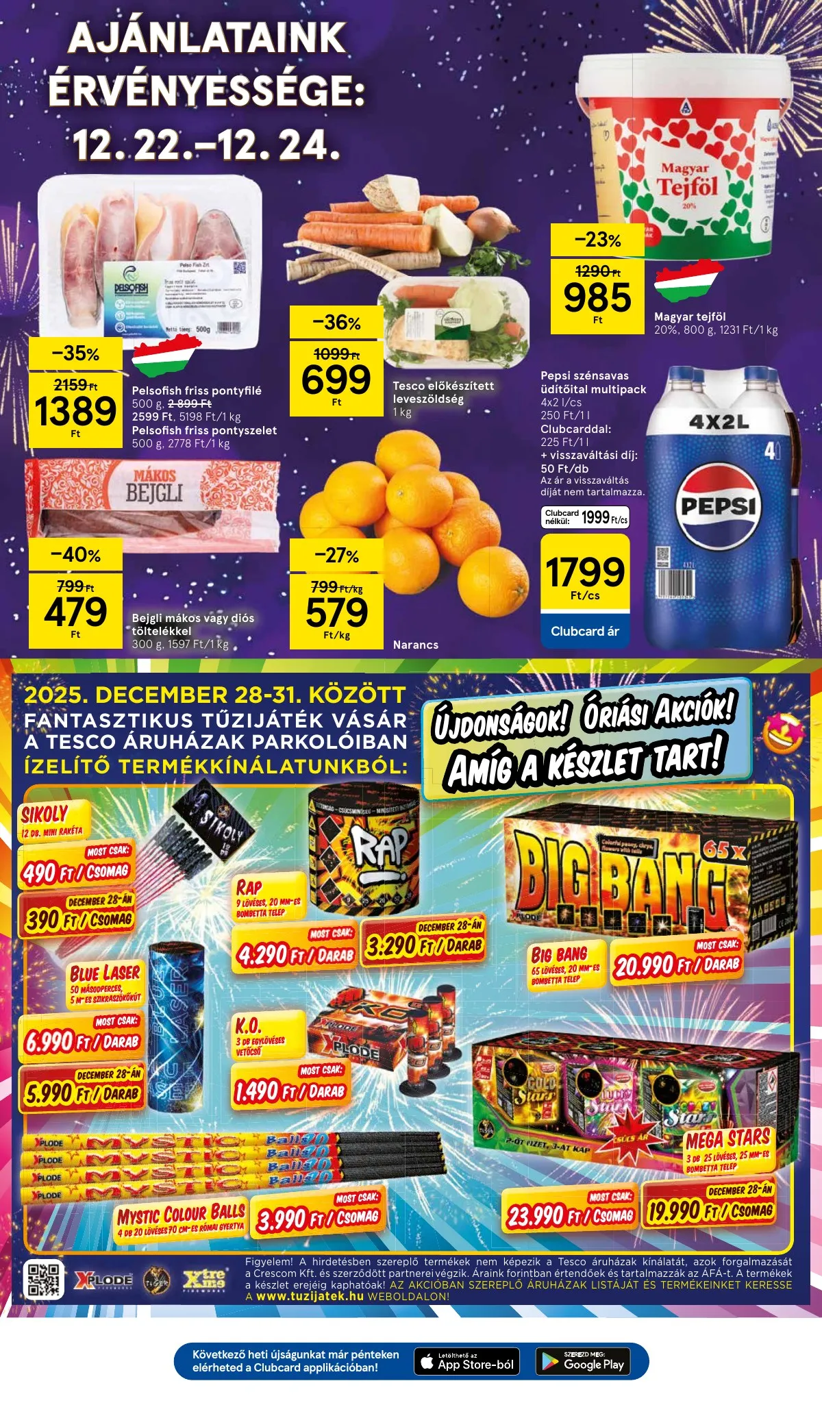 Tesco akciós újság Hipermarket 12.27–12.31 – 12. oldal