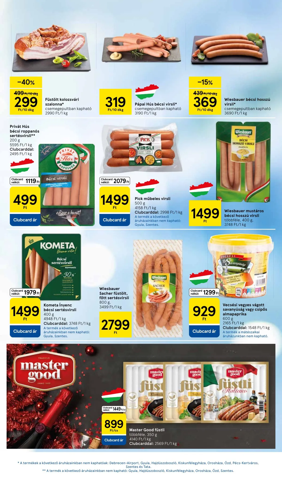 Tesco akciós újság Hipermarket 12.27–12.31 – 15. oldal