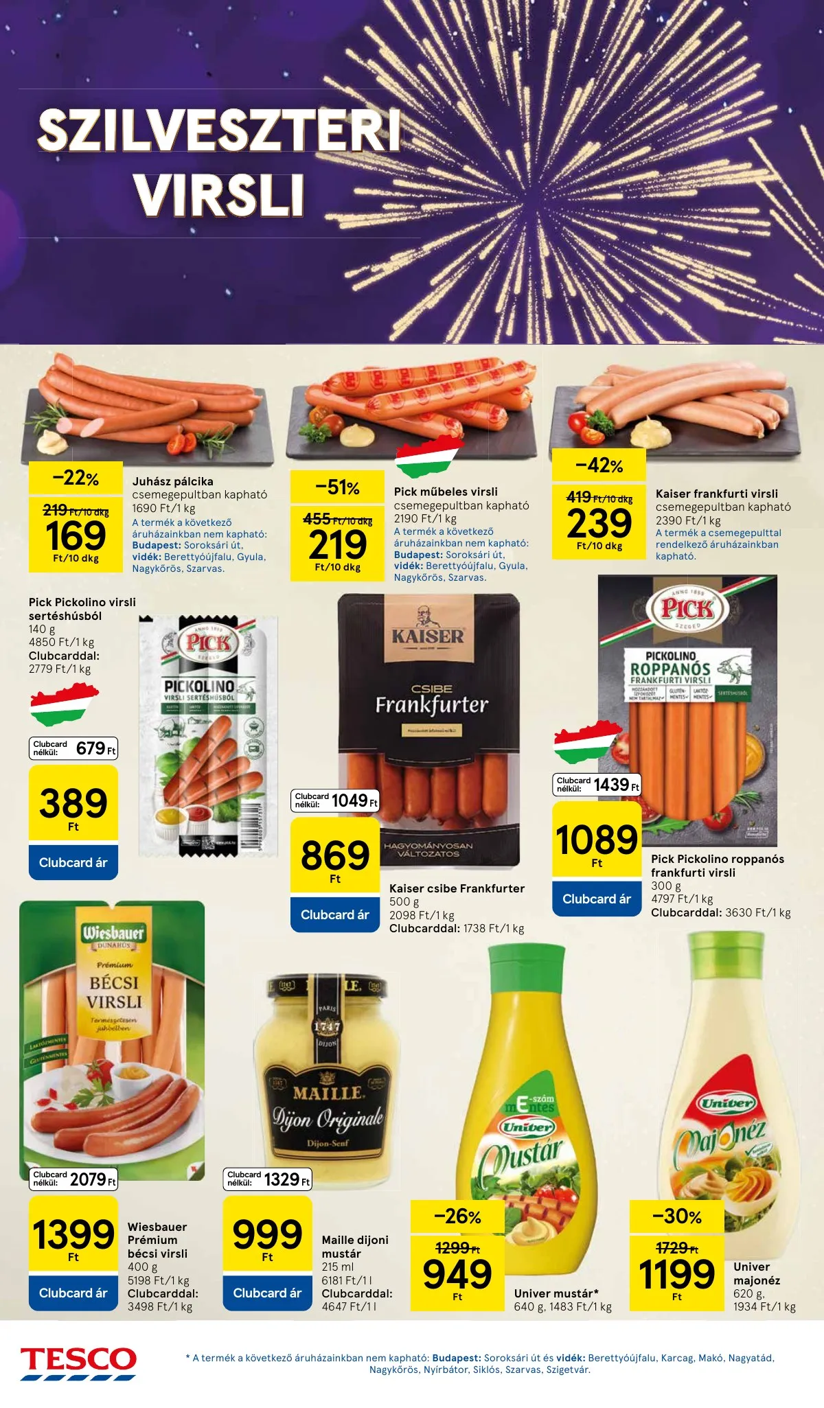 Tesco akciós újság Hipermarket 12.27–12.31 – 4. oldal