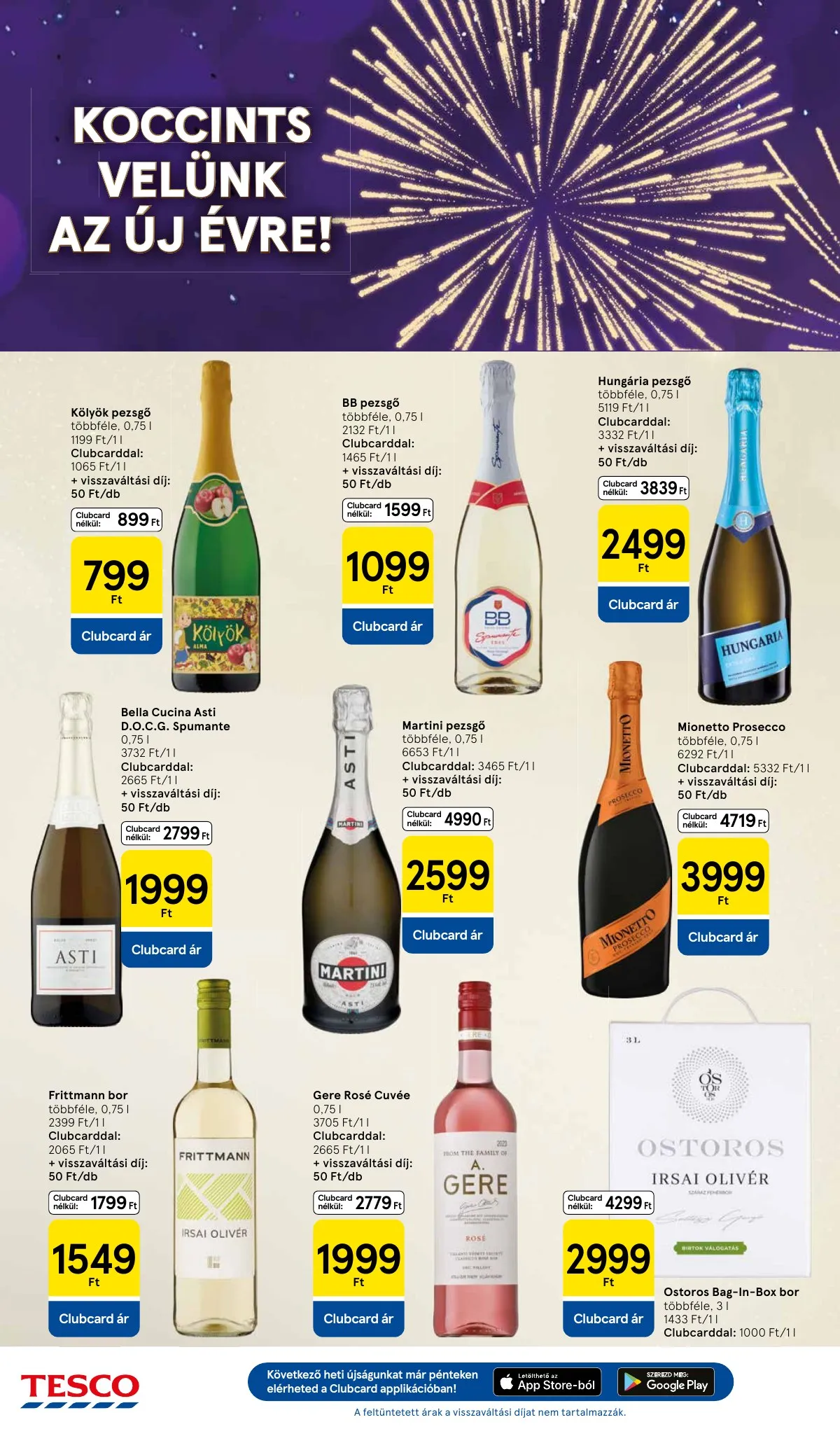 Tesco akciós újság Hipermarket 12.27–12.31 – 8. oldal