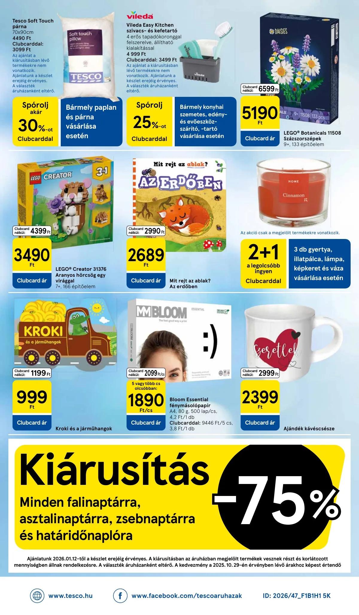 Tesco akciós újság Hipermarket 01.15–01.21 – 32. oldal