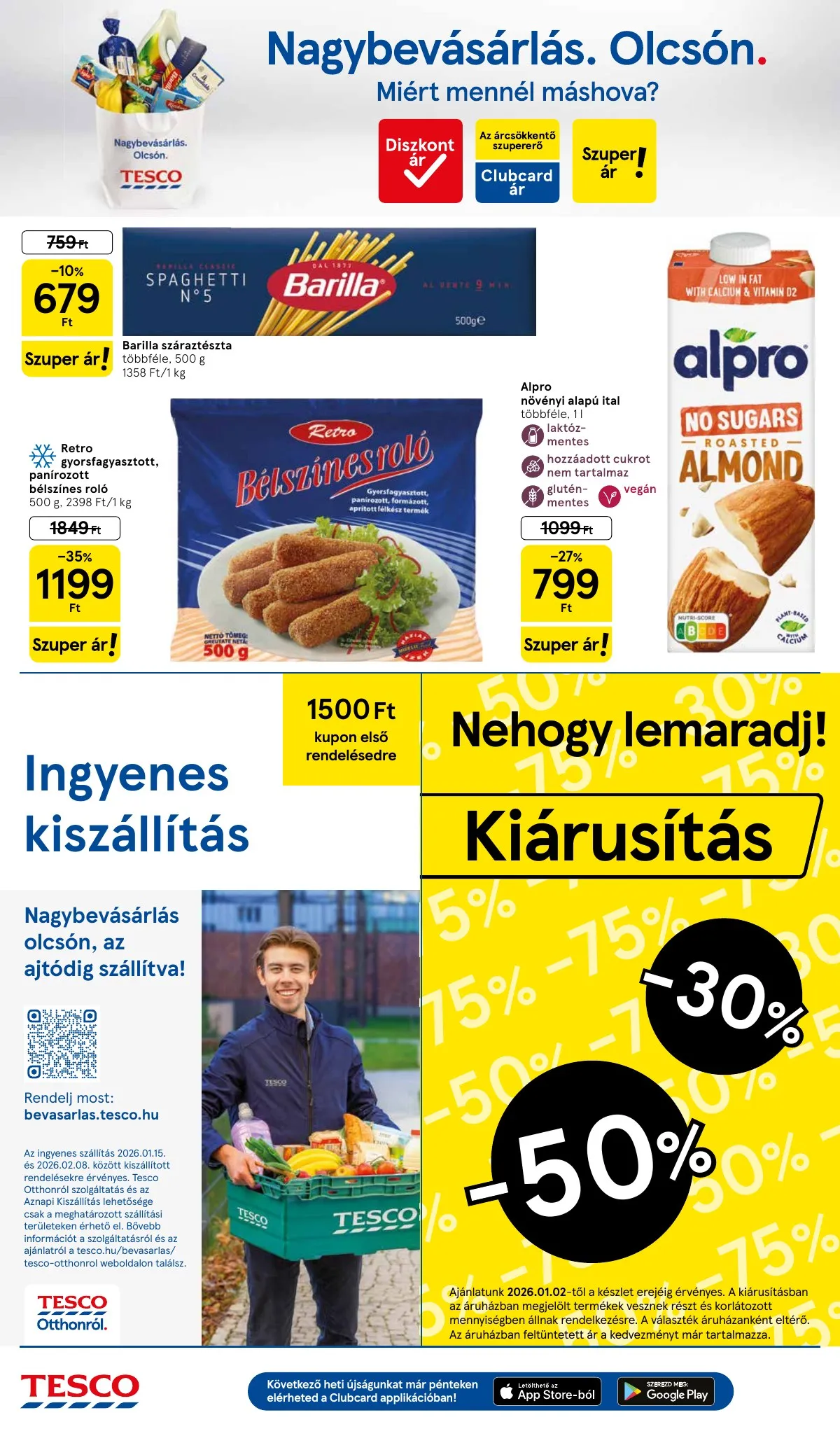 Tesco akciós újság Hipermarket 01.22–01.28 – 12. oldal
