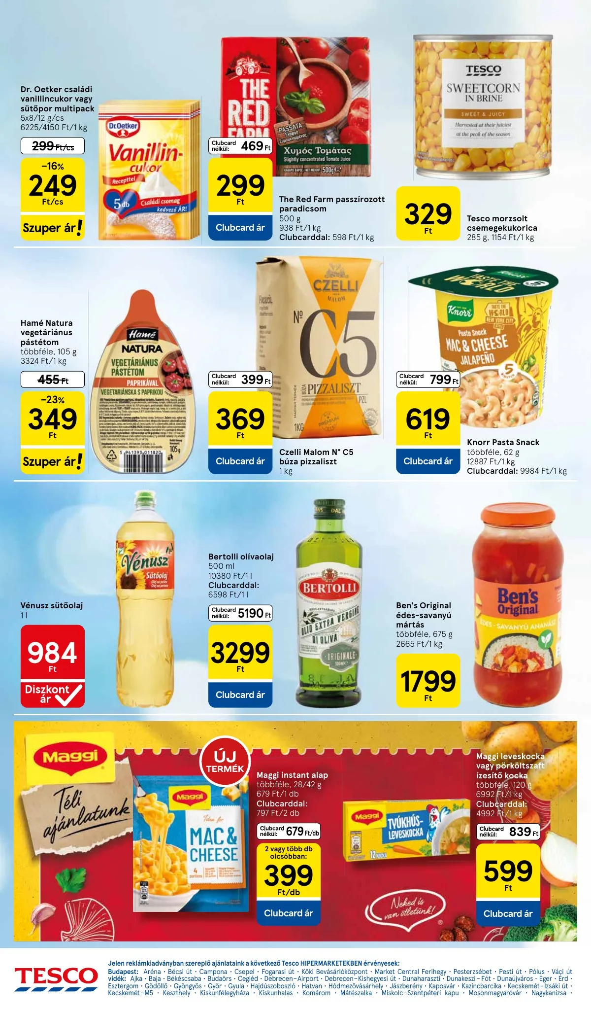 Tesco akciós újság Hipermarket 01.22–01.28 – 16. oldal