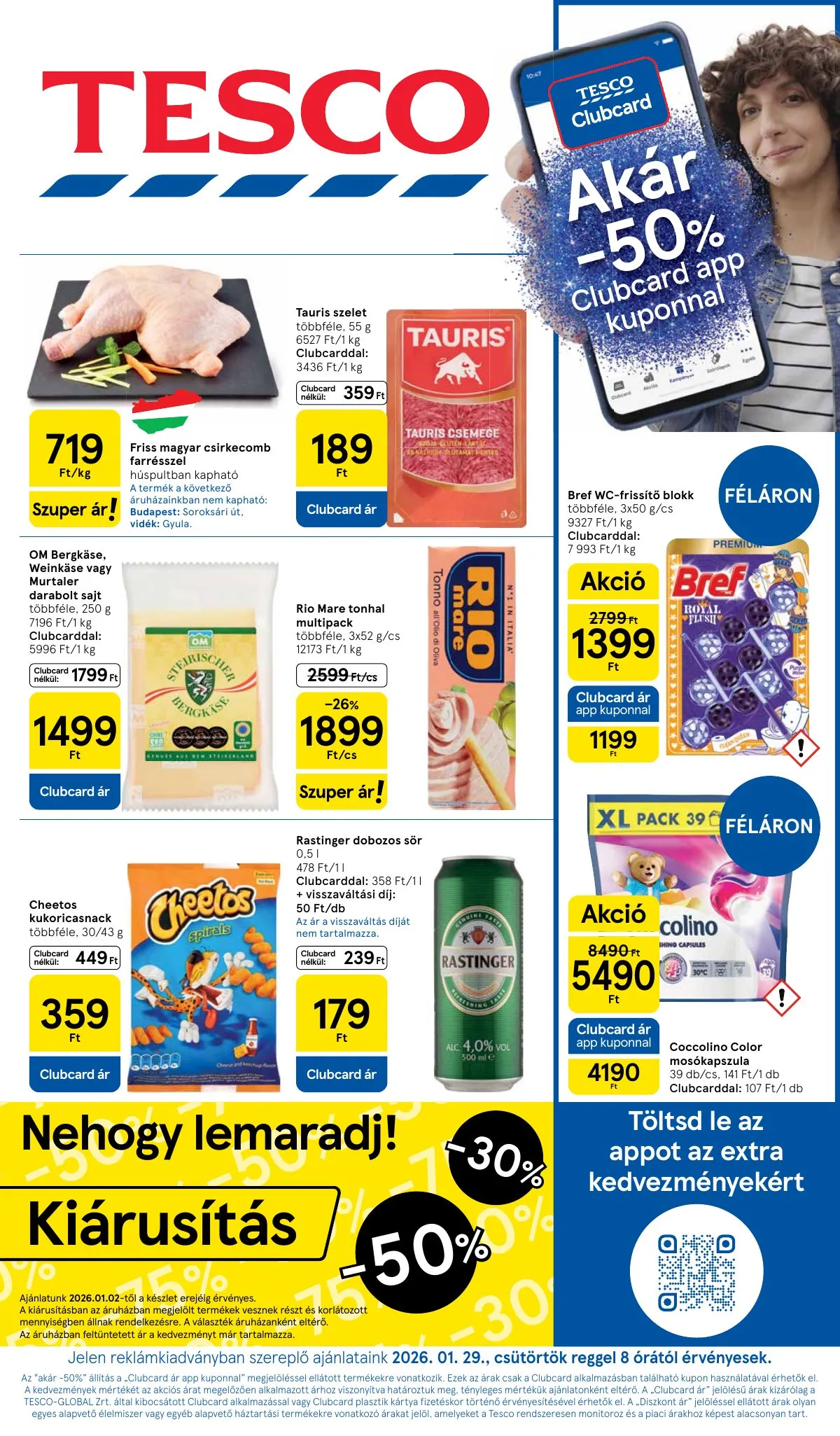 Tesco akciós újság Hipermarket 01.29–02.04