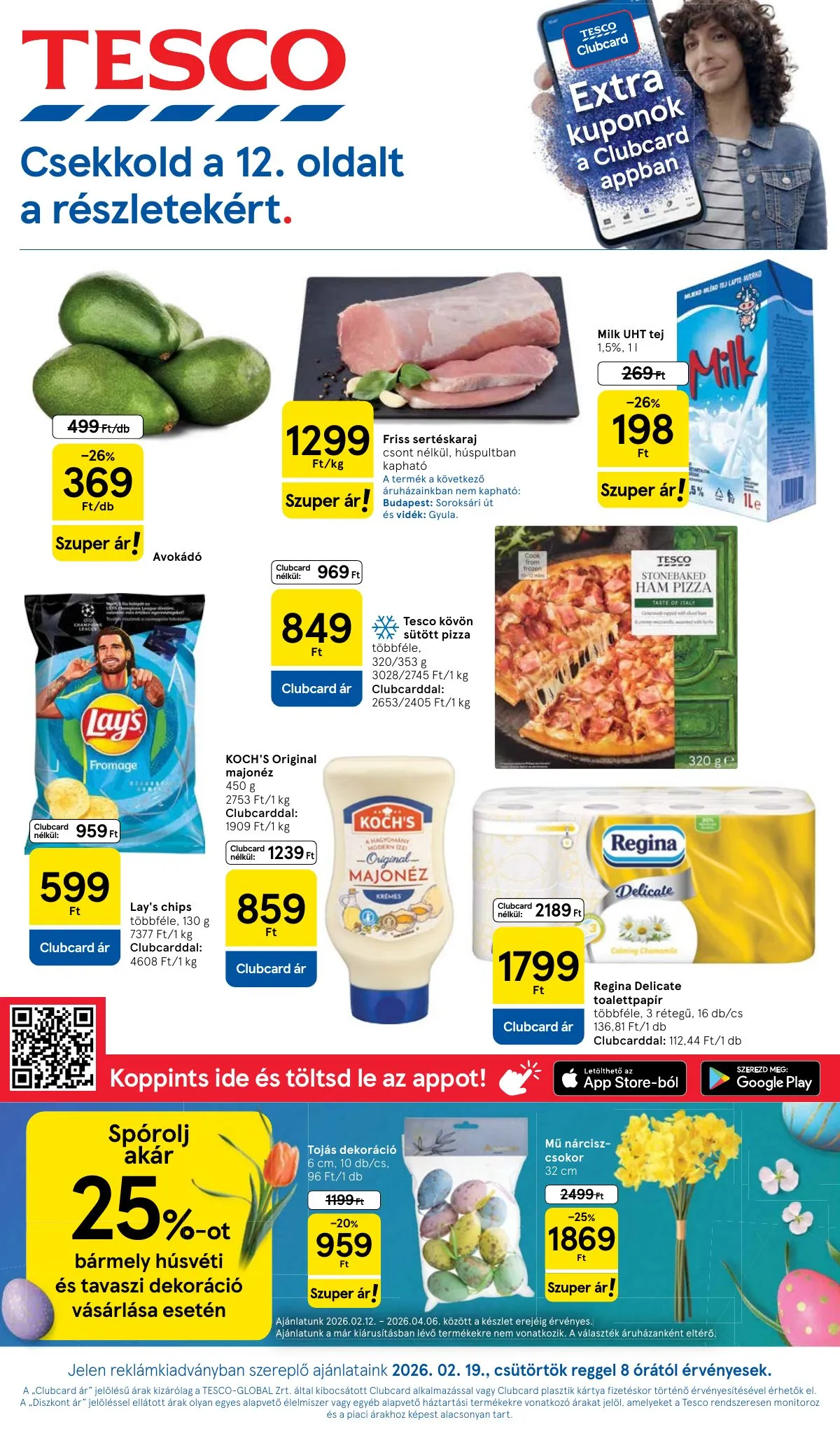 Tesco akciós újság Hipermarket 02.19–02.25