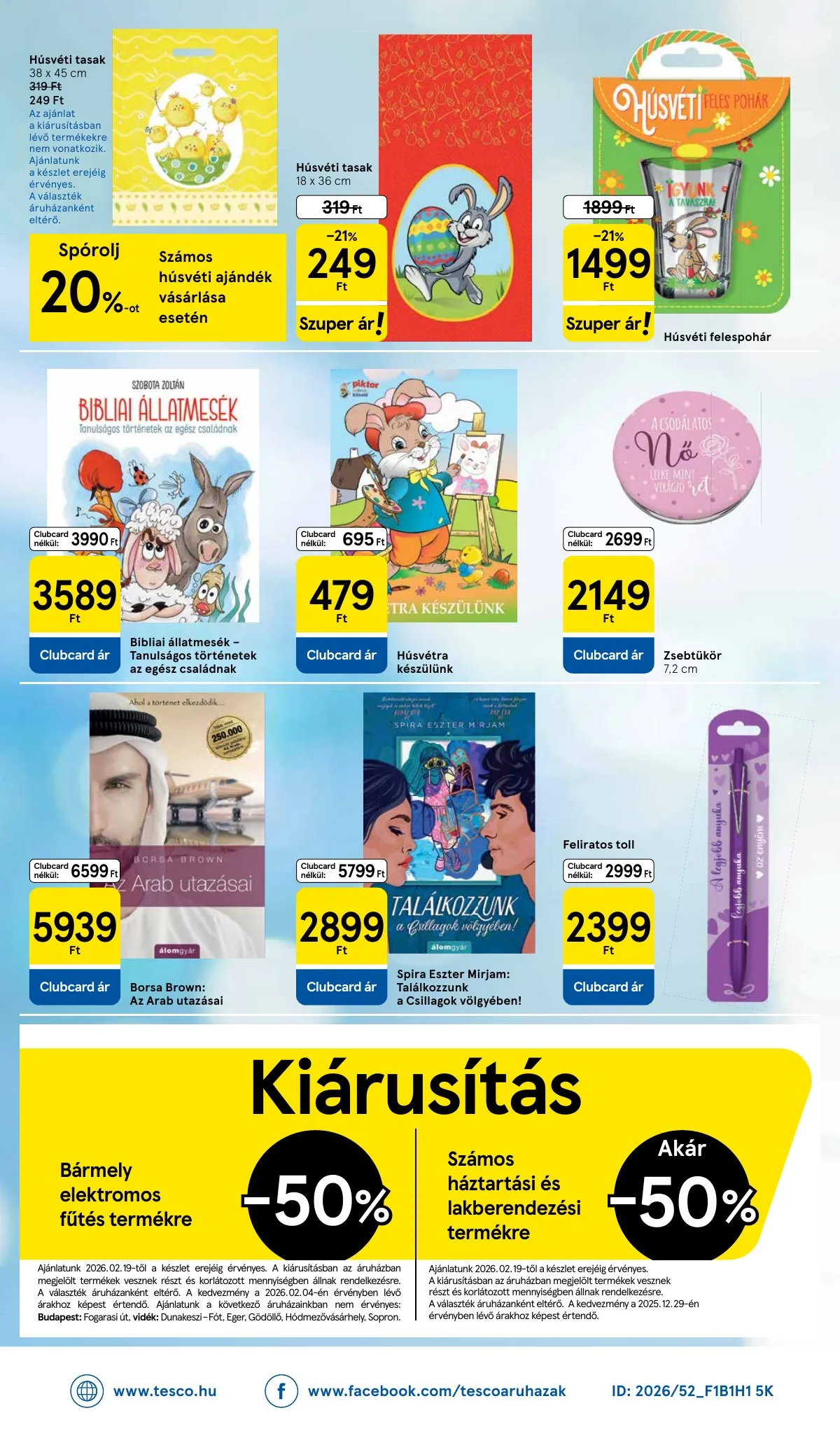 Tesco akciós újság Hipermarket 02.19–02.25 – 26. oldal