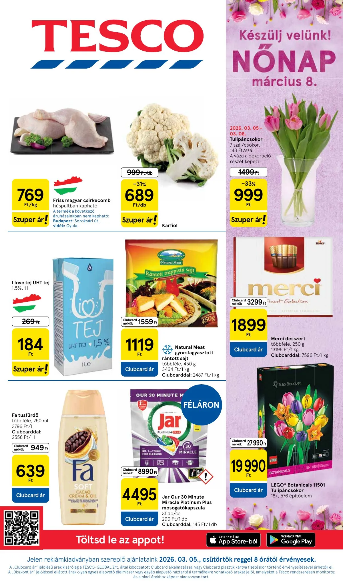 Tesco akciós újság Hipermarket 03.05–03.05