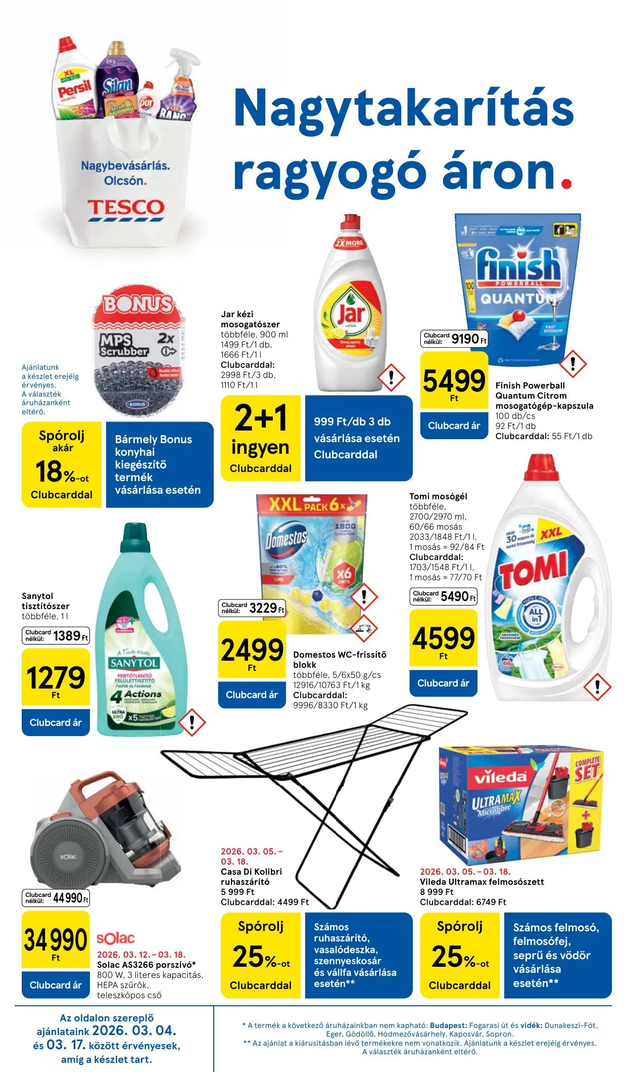 Tesco akciós újság Hipermarket 03.12–03.18 – 14. oldal