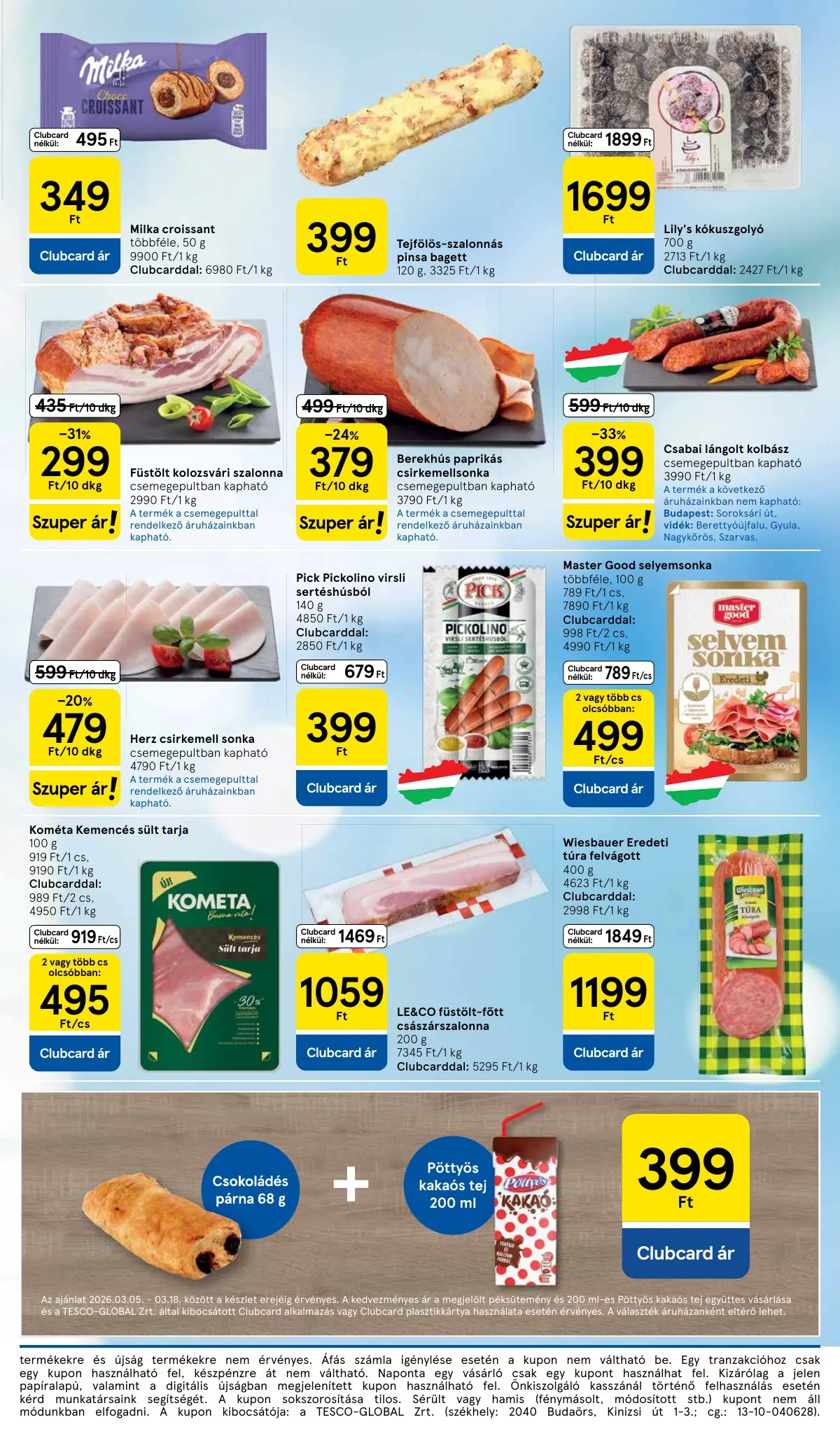Tesco akciós újság Hipermarket 03.12–03.18 – 3. oldal