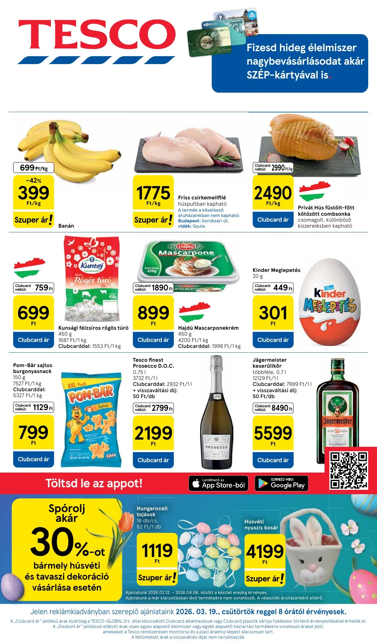 Tesco akciós újság Hipermarket 03.19–03.25