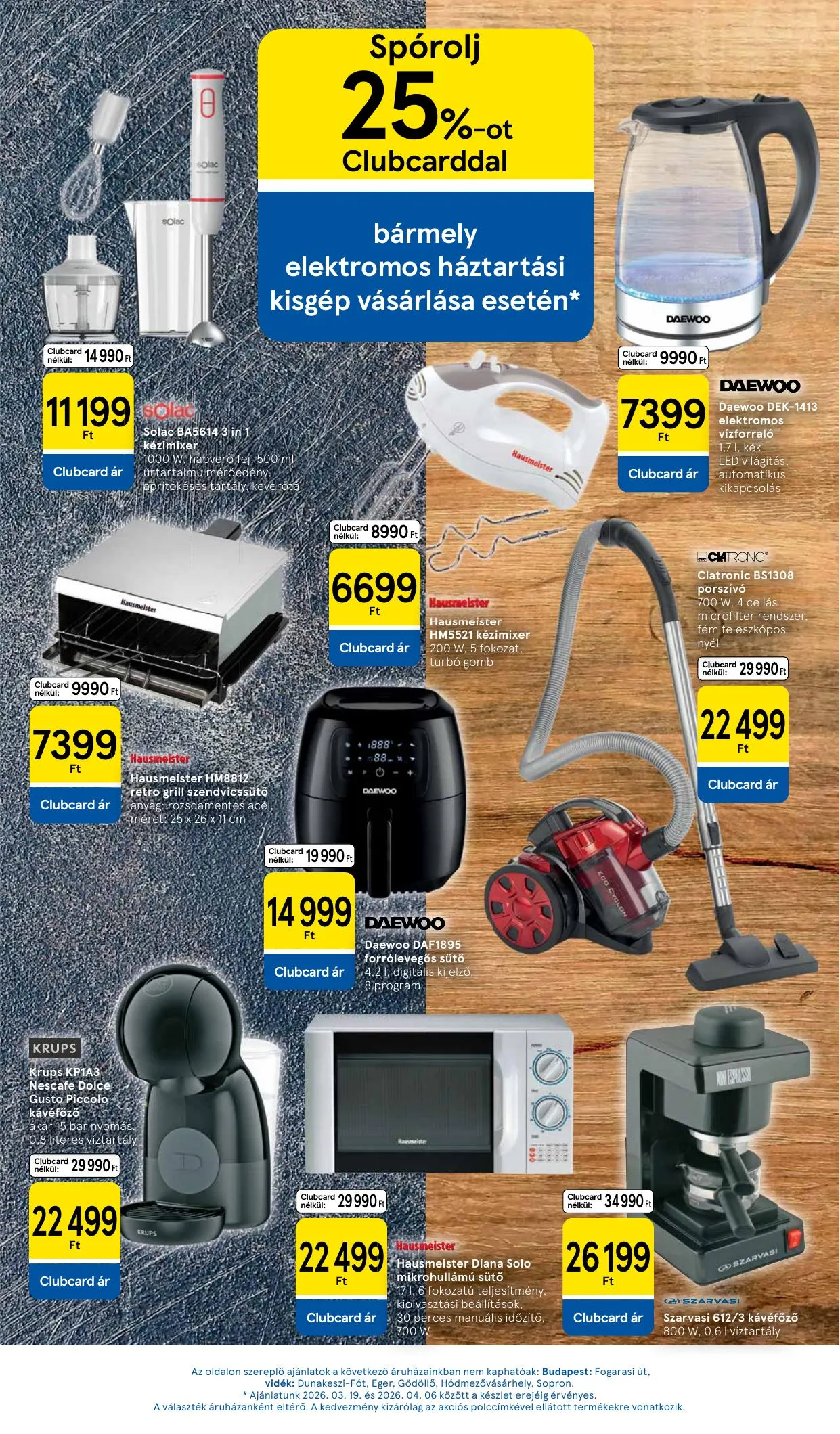 Tesco akciós újság Hipermarket 03.19–03.25 – 15. oldal