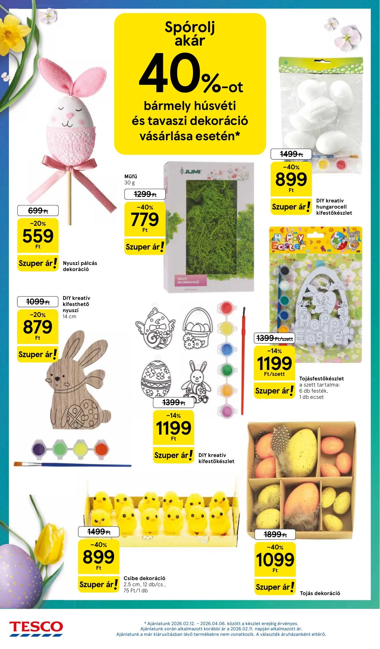 Tesco akciós újság Hipermarket 03.26–04.04 – 32. oldal