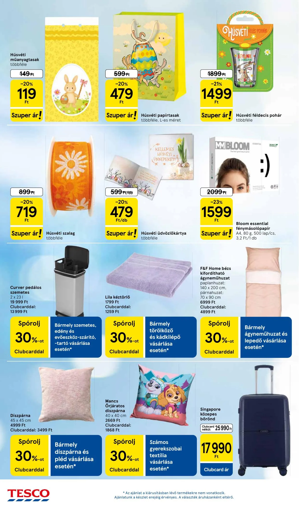 Tesco akciós újság Hipermarket 03.26–04.04 – 34. oldal