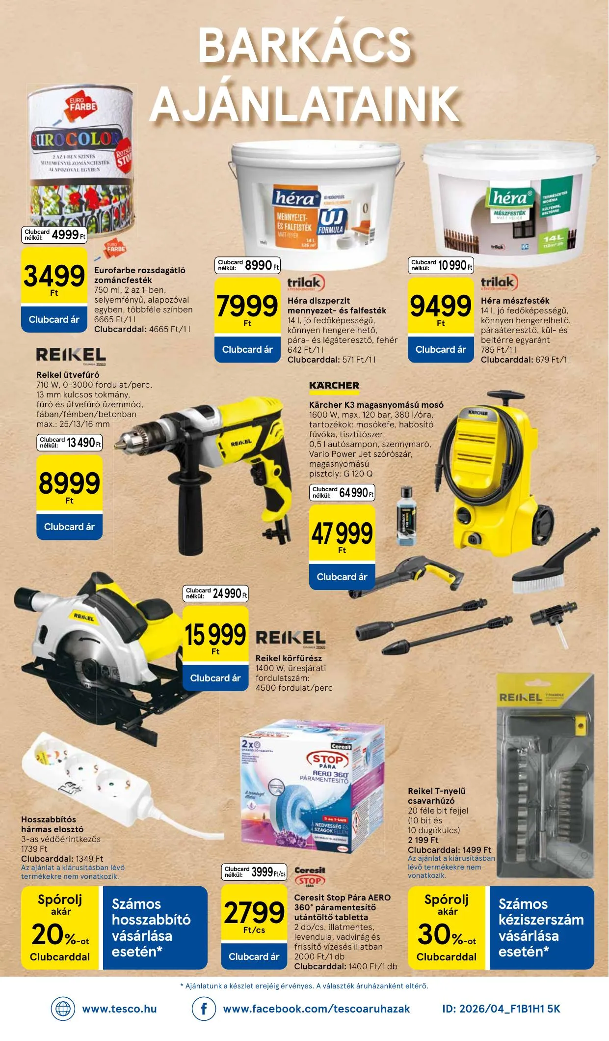 Tesco akciós újság Hipermarket 03.26–04.04 – 36. oldal