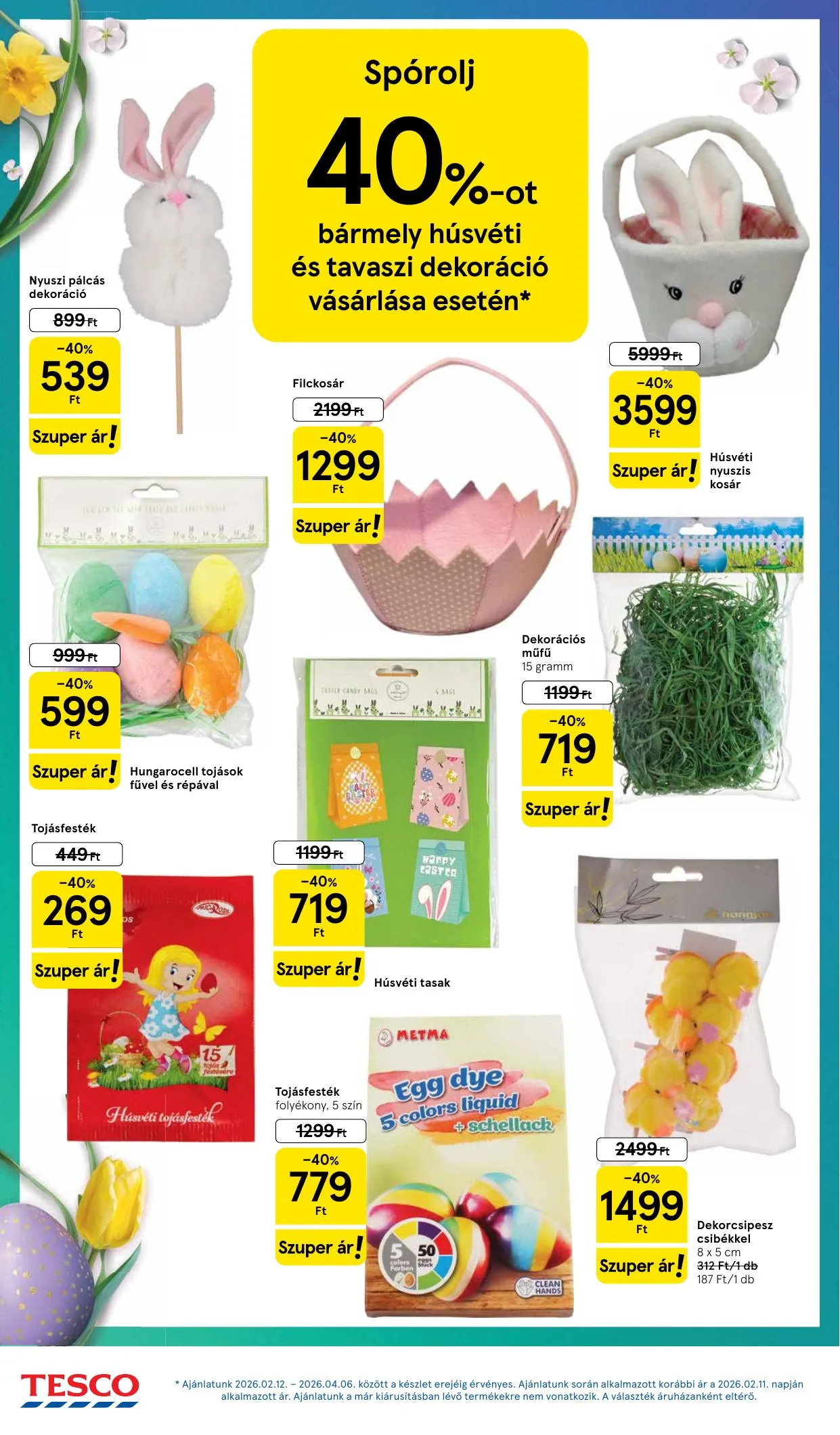 Tesco akciós újság Hipermarket 03.31–04.08 – 16. oldal