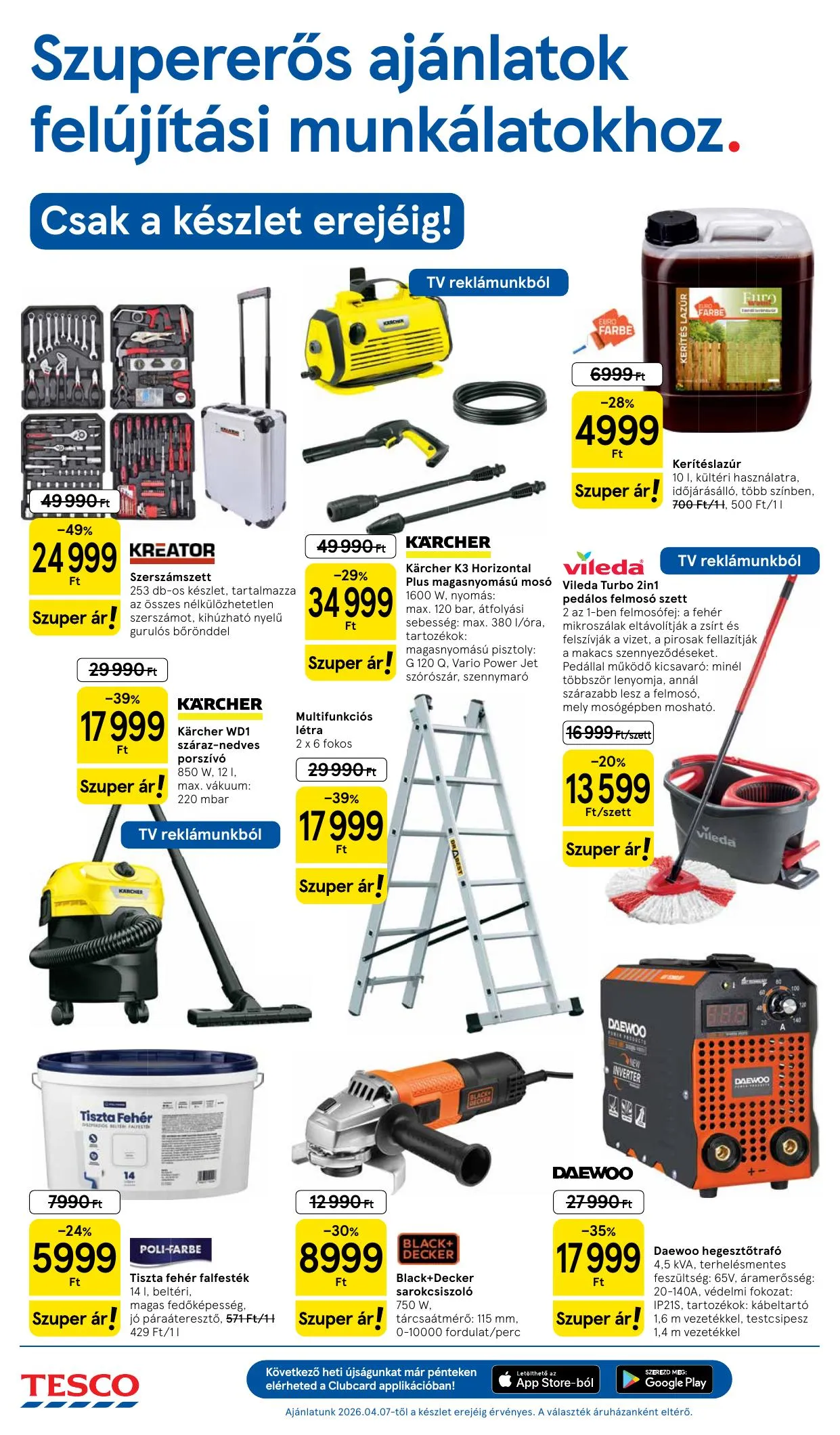 Tesco akciós újság Hipermarket 04.07–04.15 – 14. oldal