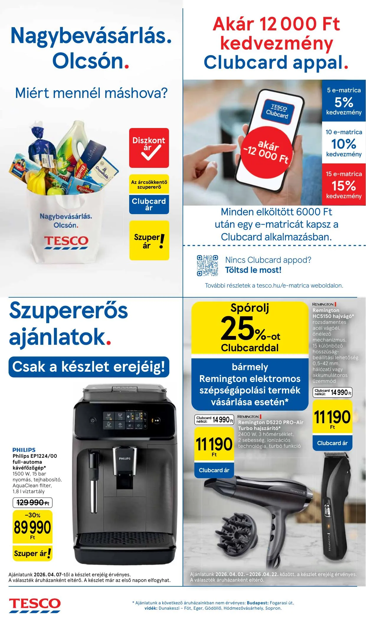 Tesco akciós újság Hipermarket 04.07–04.15 – 16. oldal