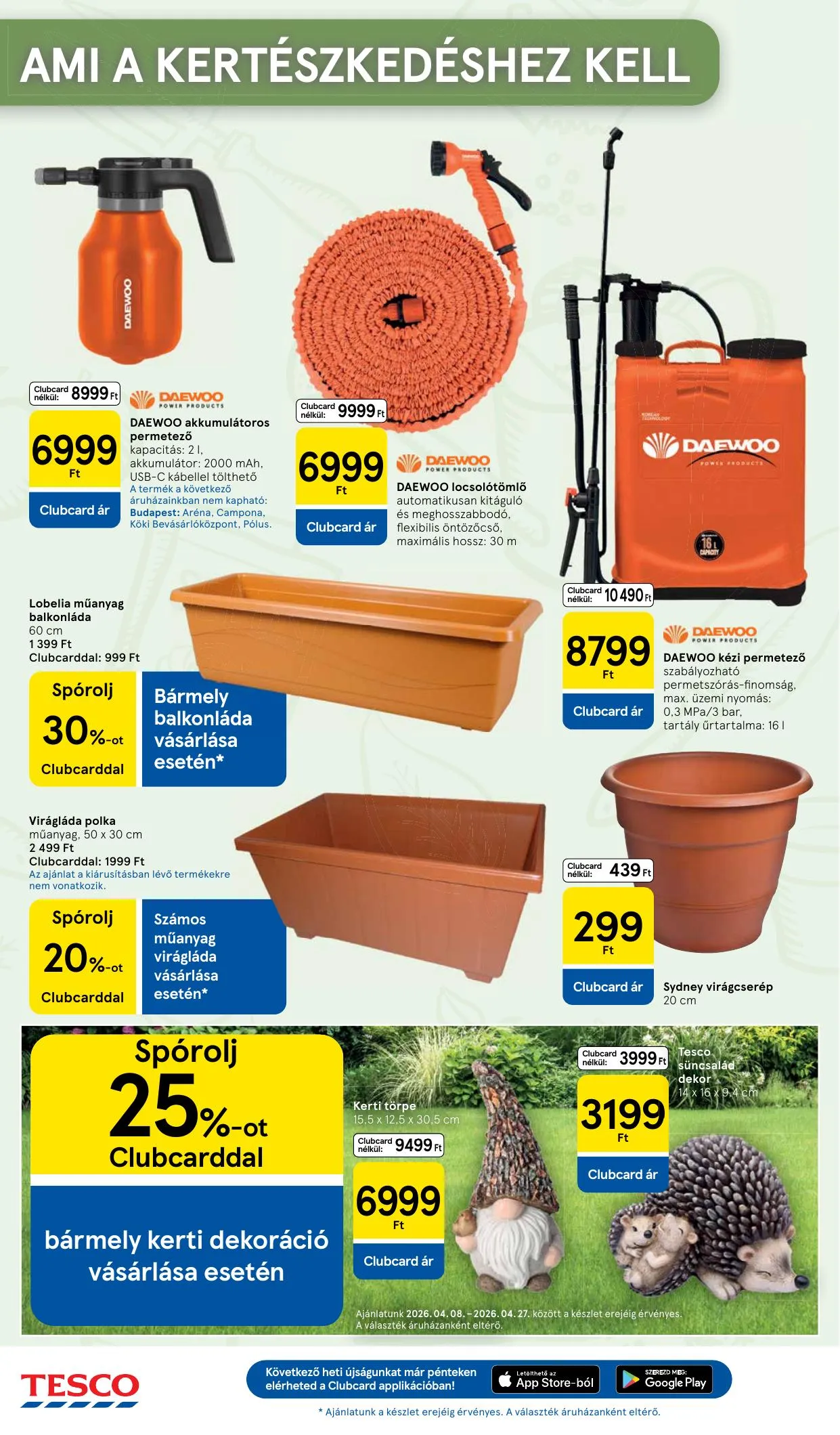 Tesco akciós újság Hipermarket 04.07–04.15 – 30. oldal