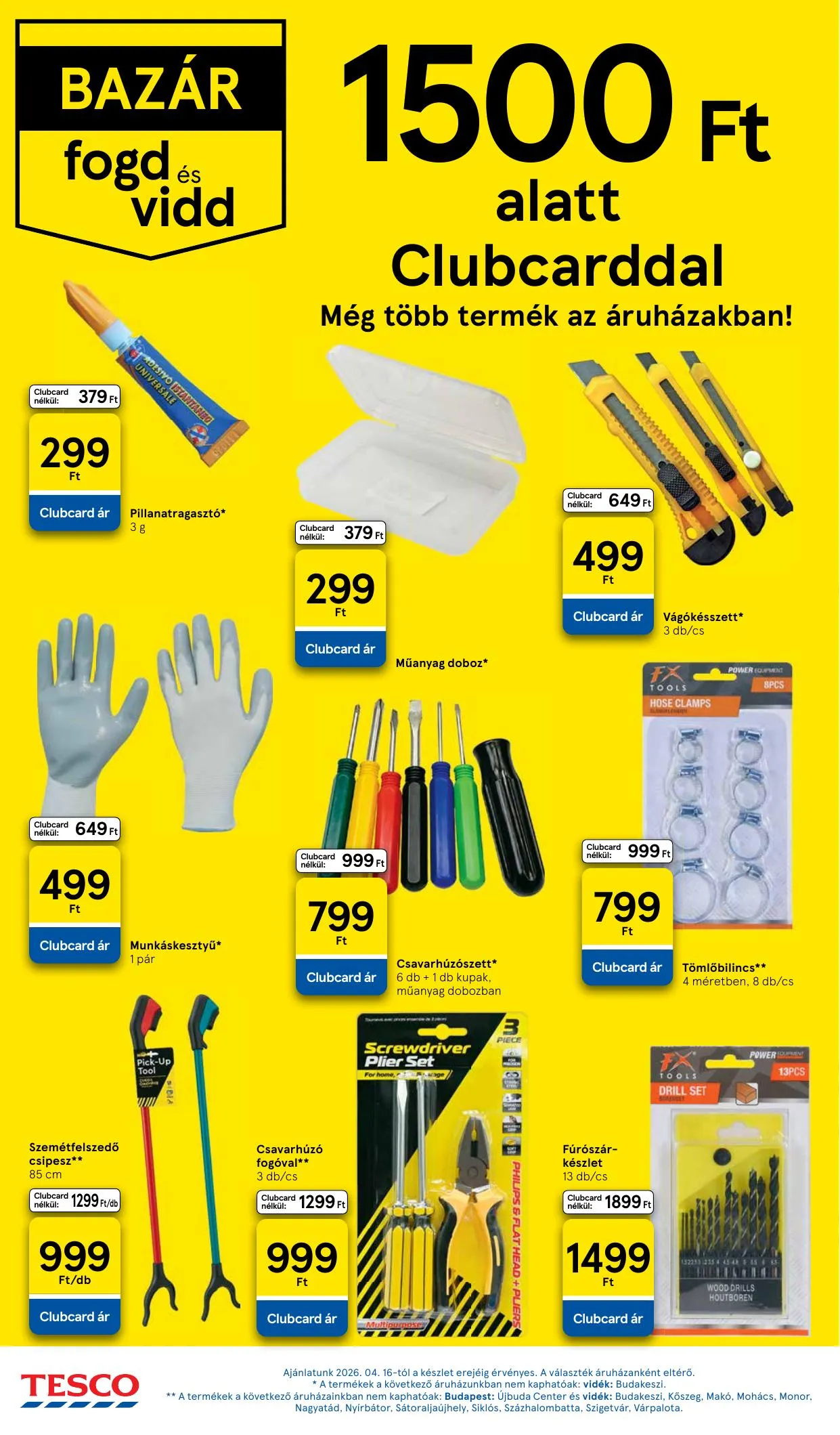 Tesco akciós újság Hipermarket 04.16–04.22 – 14. oldal