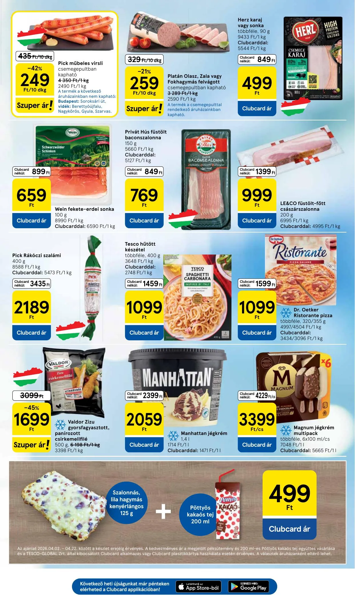 Tesco akciós újság Hipermarket 04.16–04.22 – 3. oldal