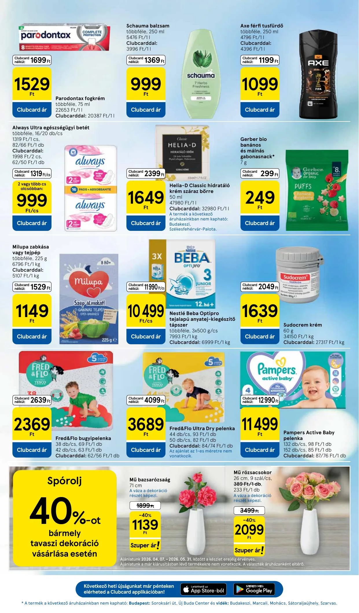 Tesco akciós újság Hipermarket 04.16–04.22 – 9. oldal