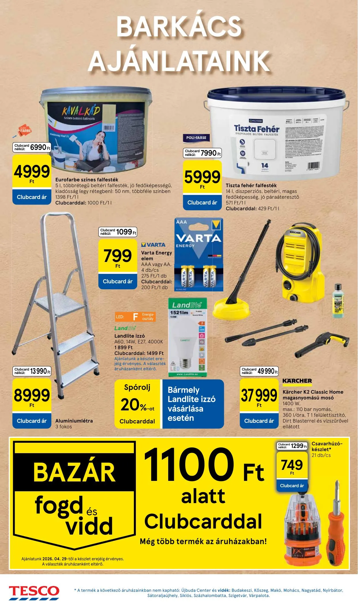 Tesco akciós újság Hipermarket 04.29–05.06 – 14. oldal