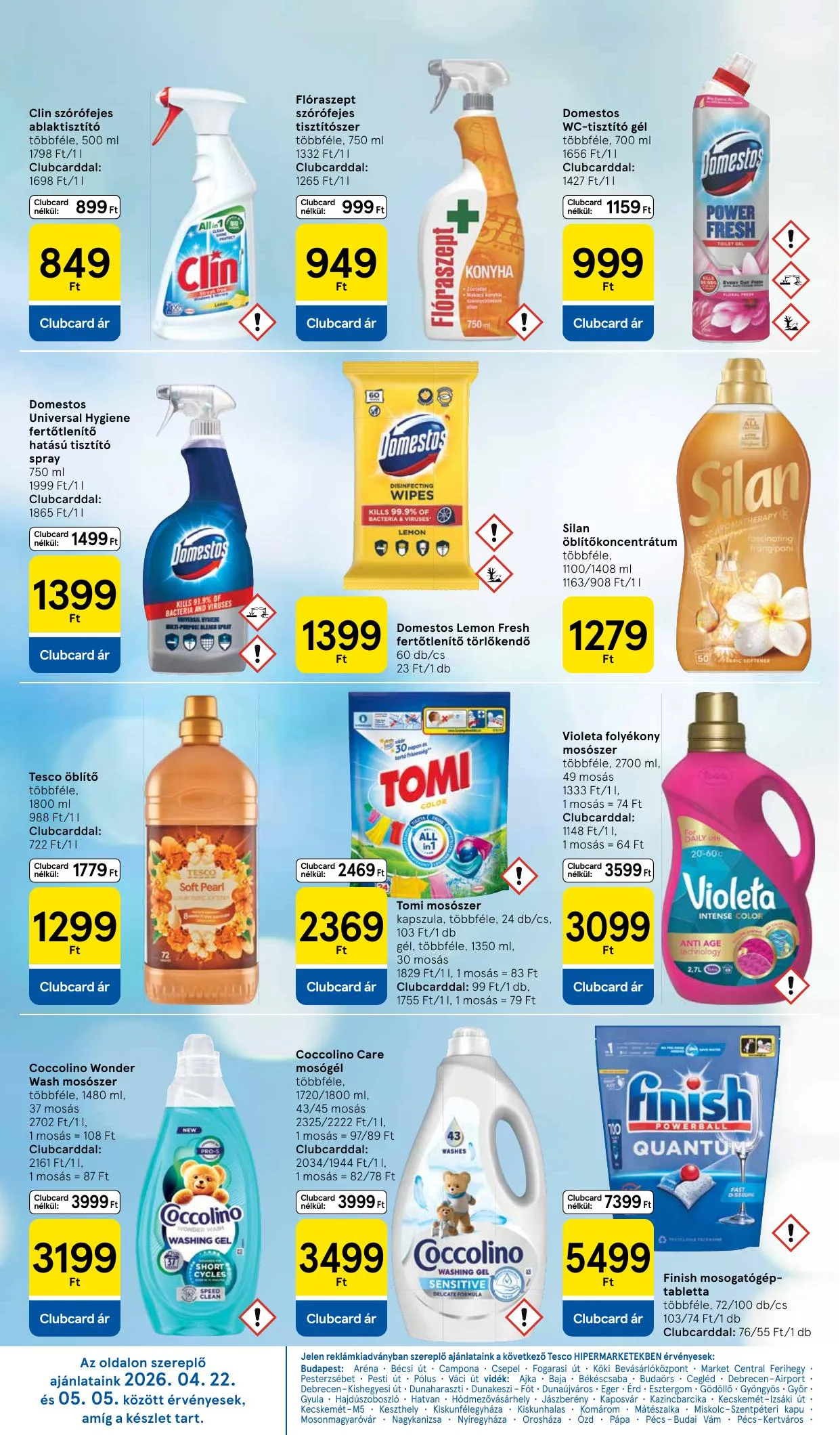 Tesco akciós újság Hipermarket 04.29–05.06 – 26. oldal