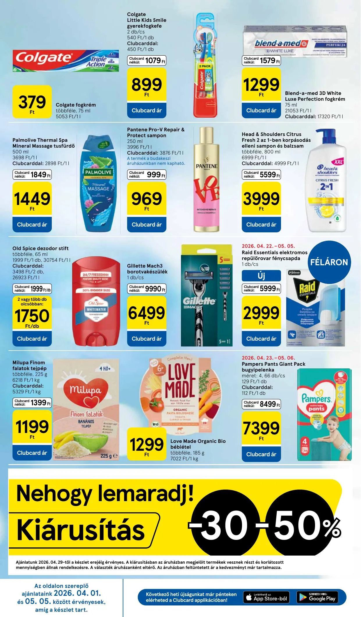 Tesco akciós újság Hipermarket 04.29–05.06 – 8. oldal