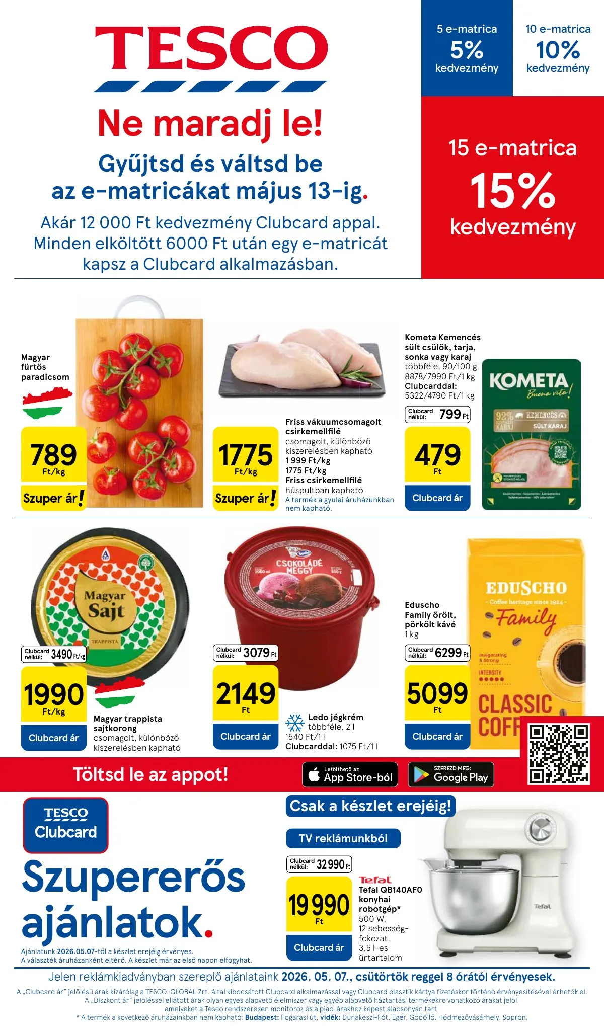 Tesco akciós újság Hipermarket 05.07–05.13