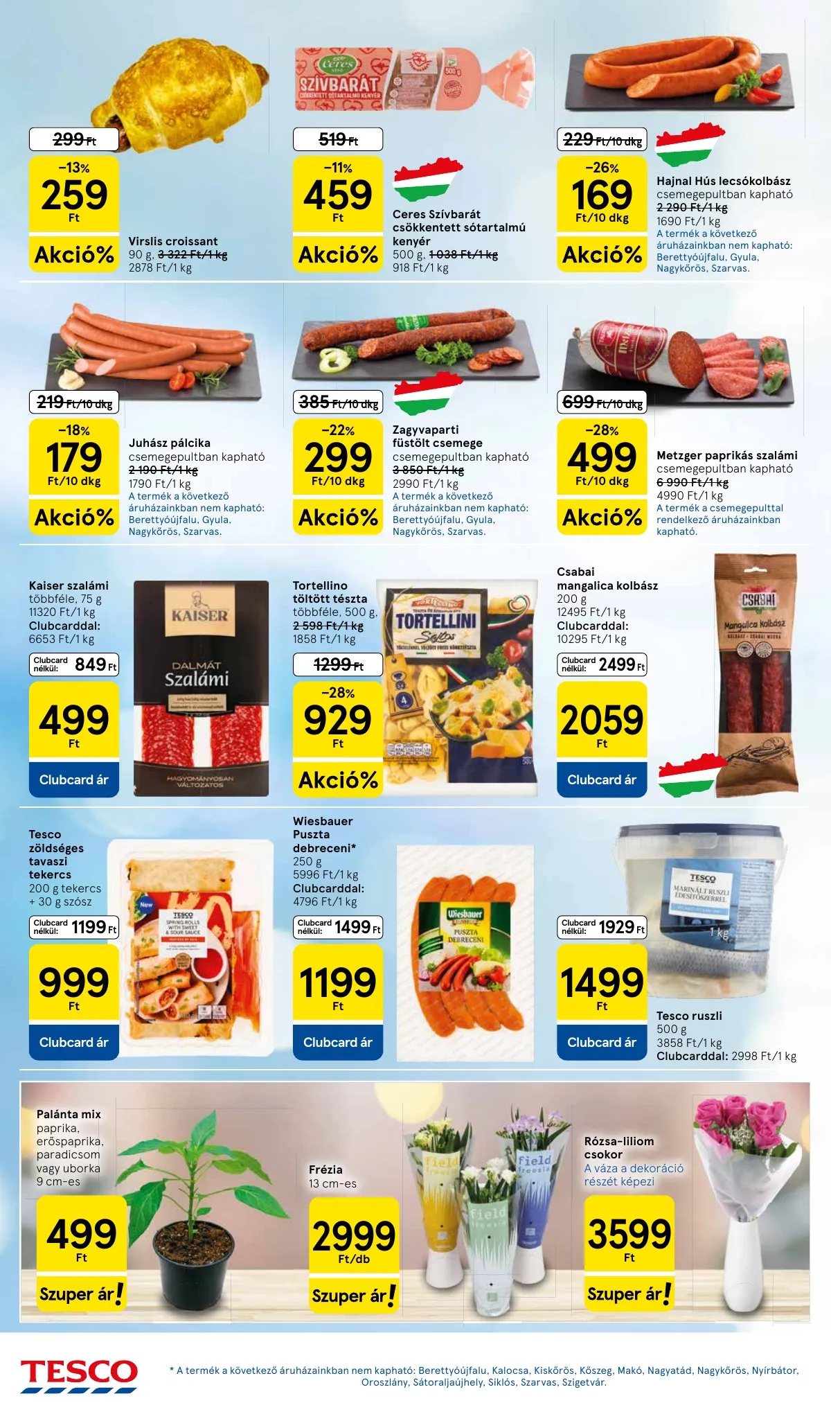 Tesco akciós újság Hipermarket 05.07–05.13 – 4. oldal