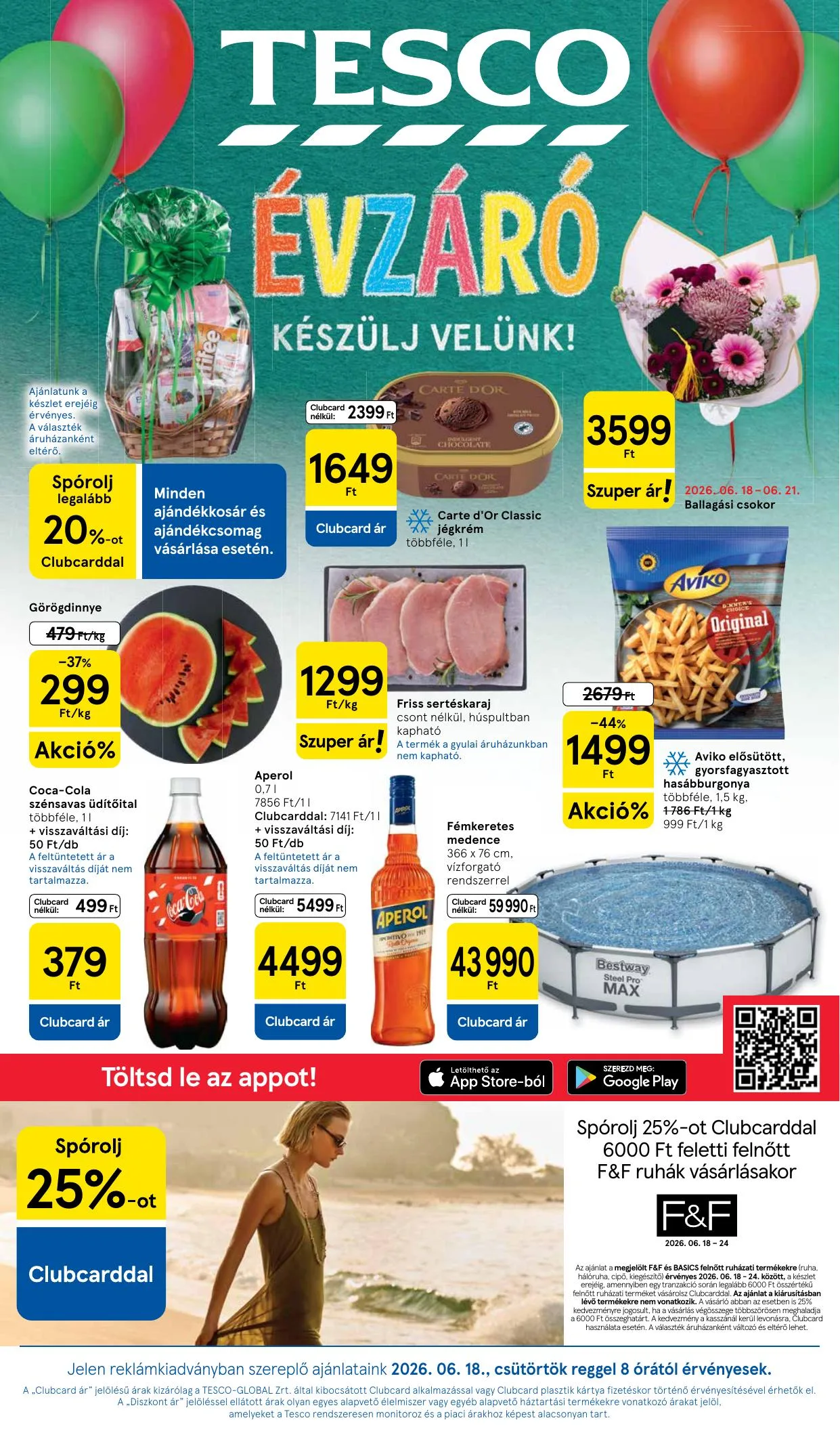 Tesco akciós újság Hipermarket 06.18–06.24