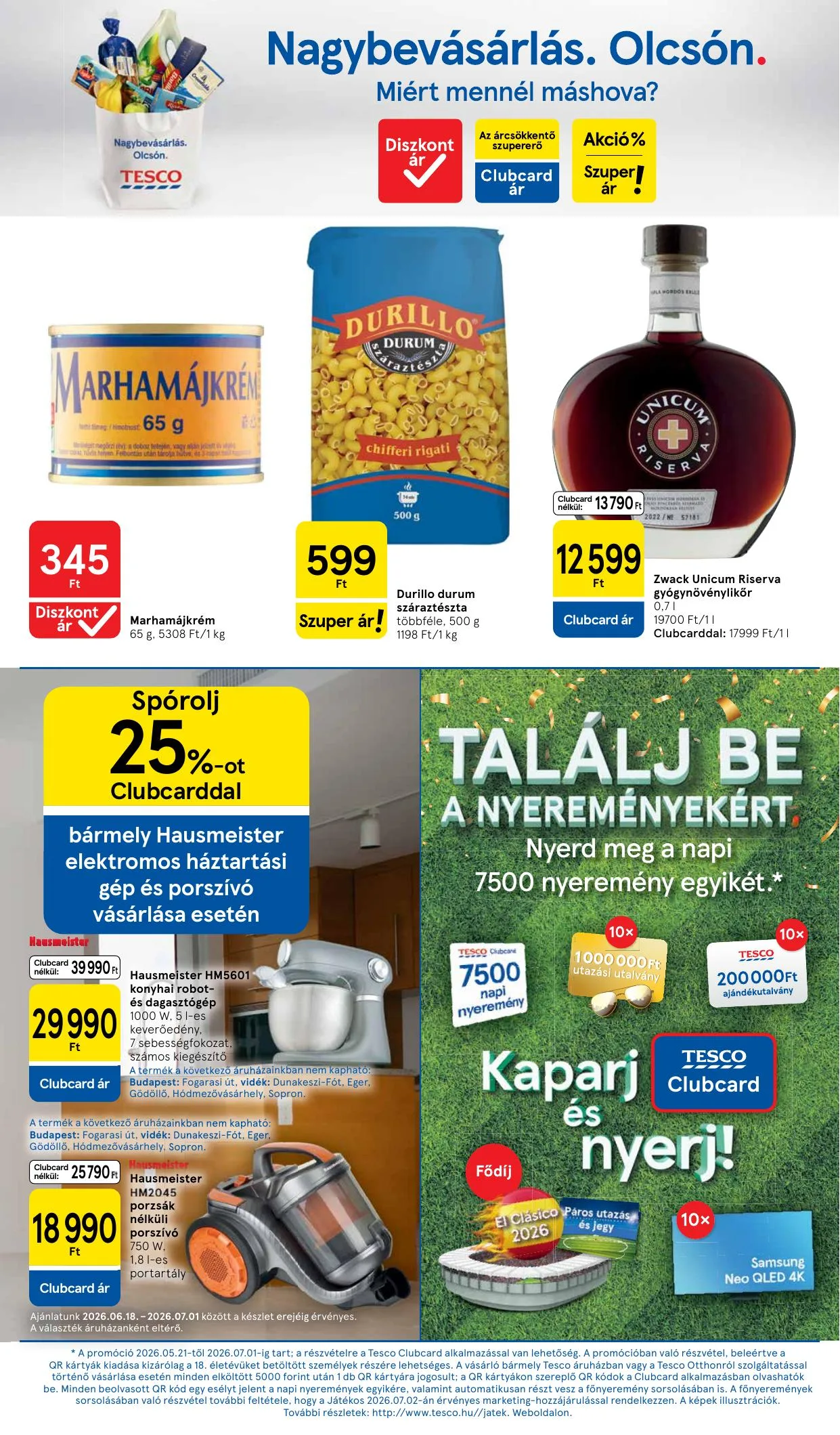 Tesco akciós újság Hipermarket 06.18–06.24 – 16. oldal