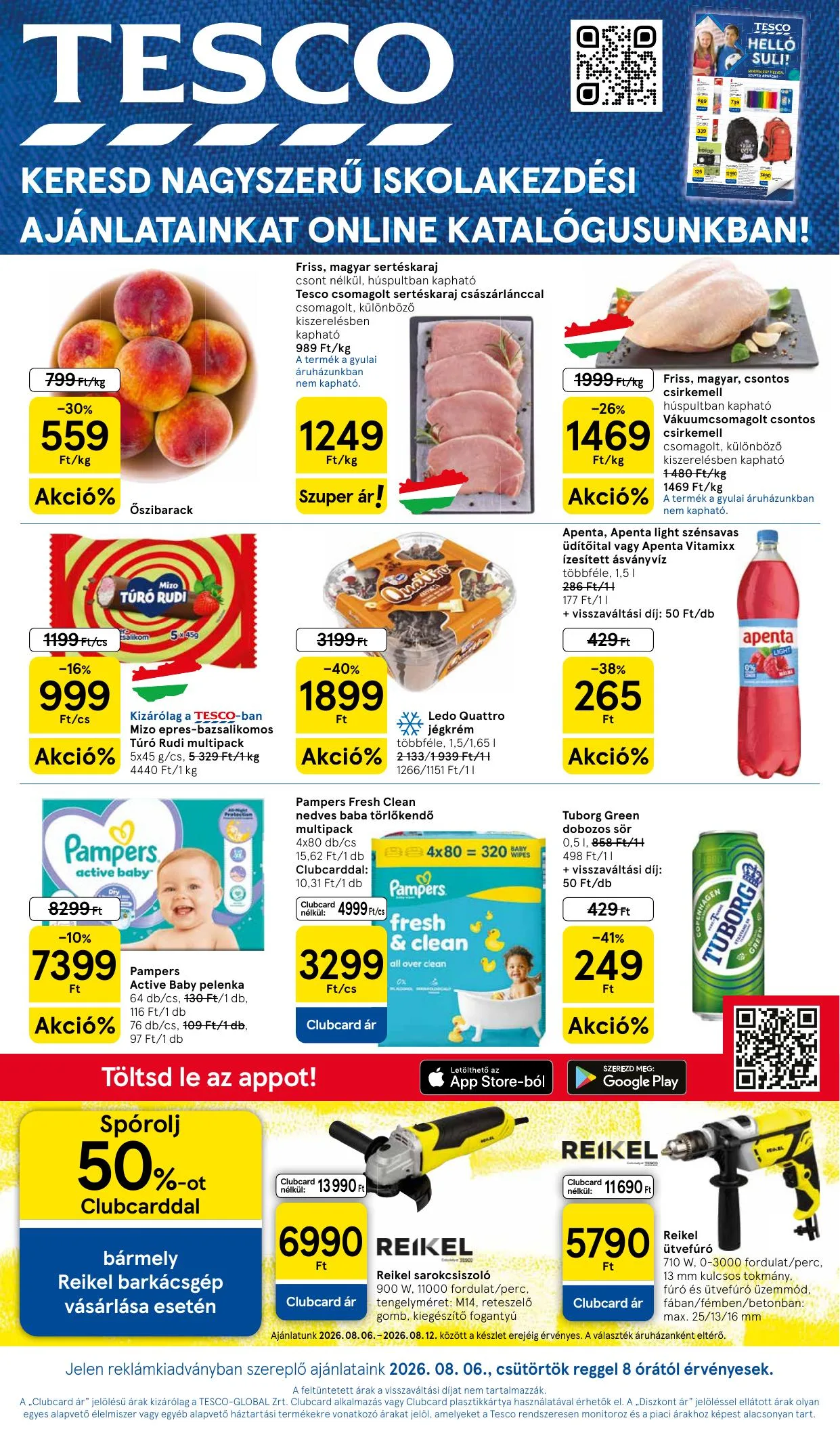 Tesco akciós újság Hipermarket 08.06–08.12
