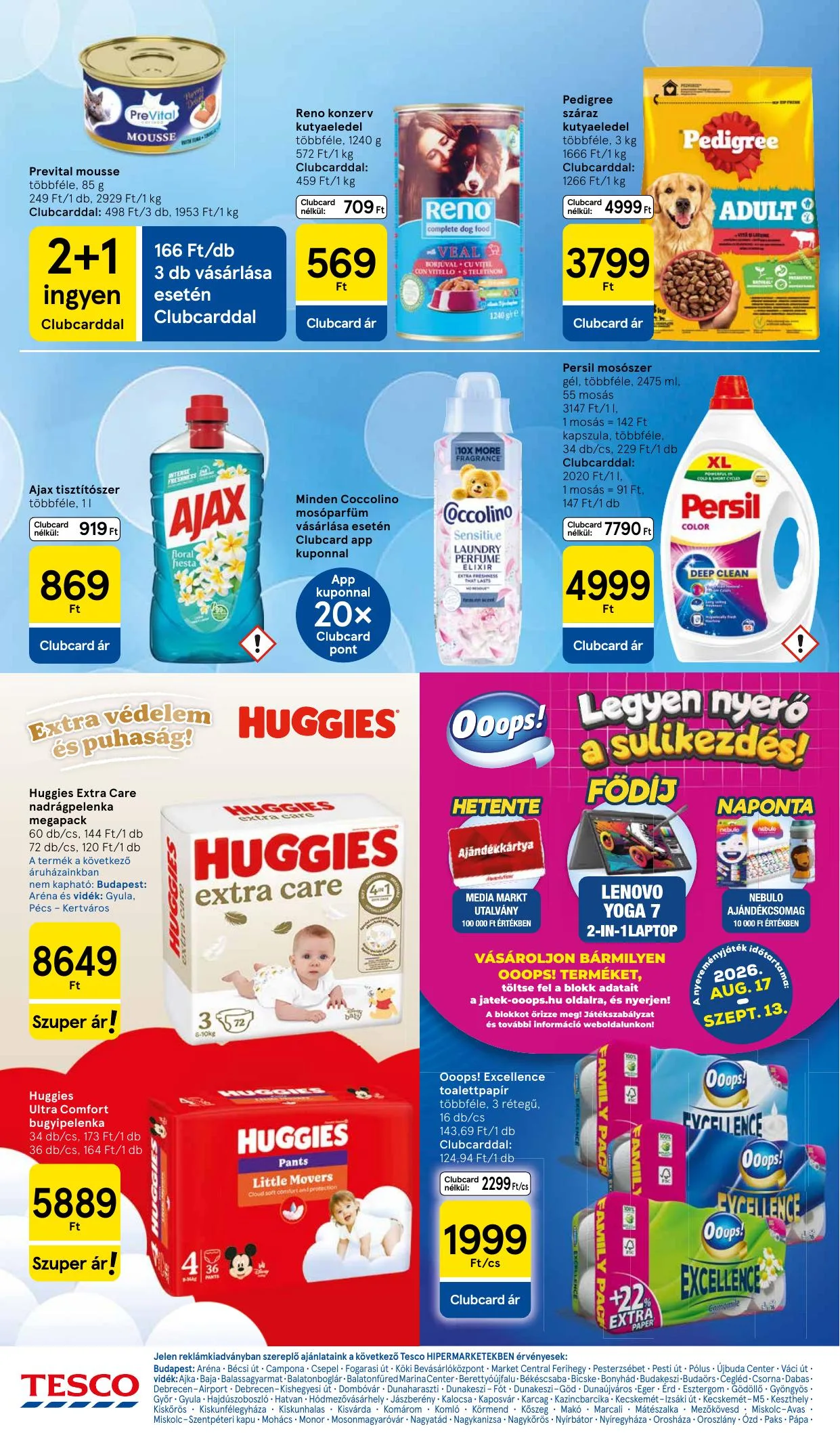 Tesco akciós újság Hipermarket 08.13–08.17 – 30. oldal