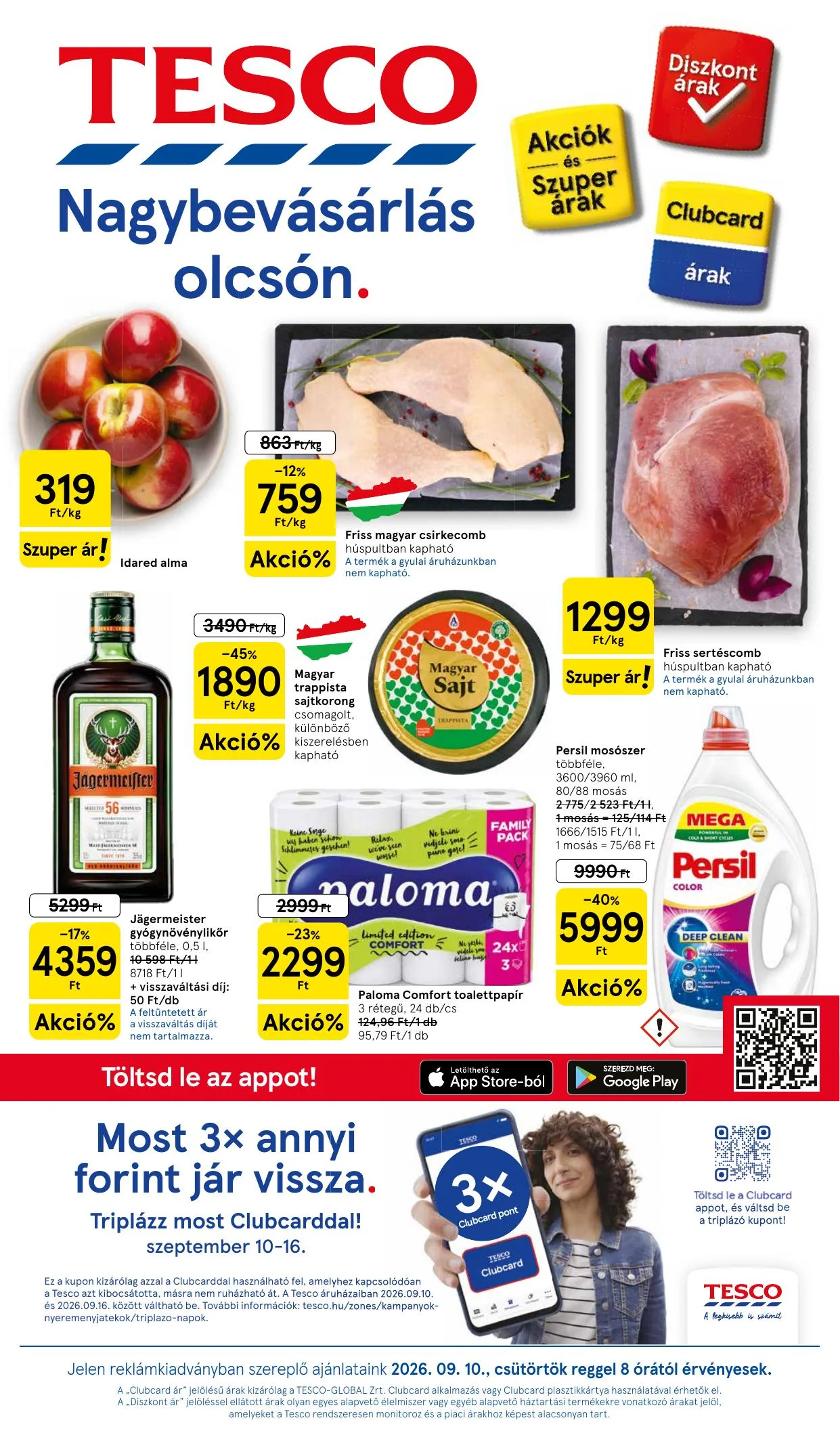 Tesco akciós újság Hipermarket 09.10–09.16