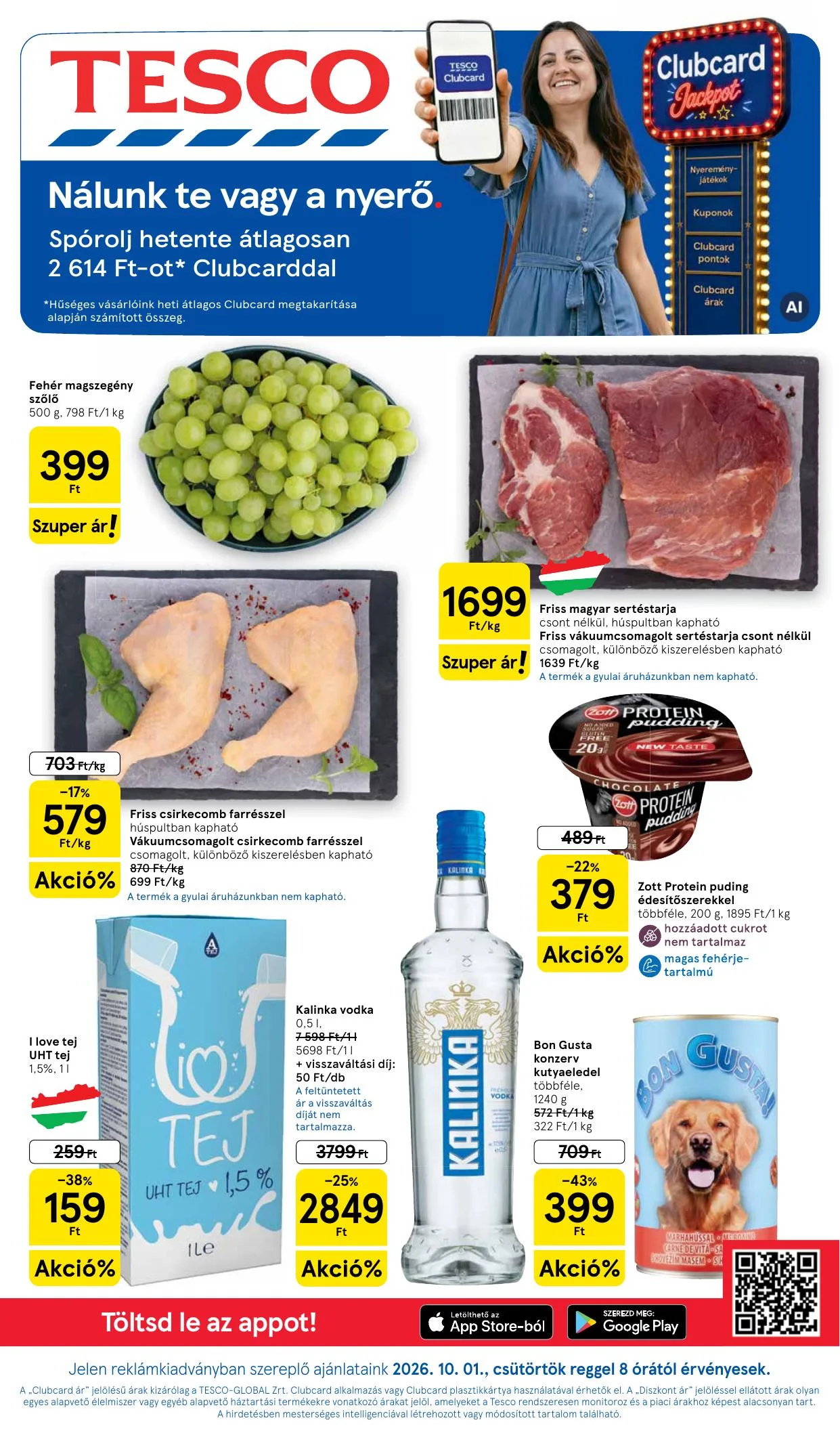 Tesco akciós újság Hipermarket 10.01–10.07