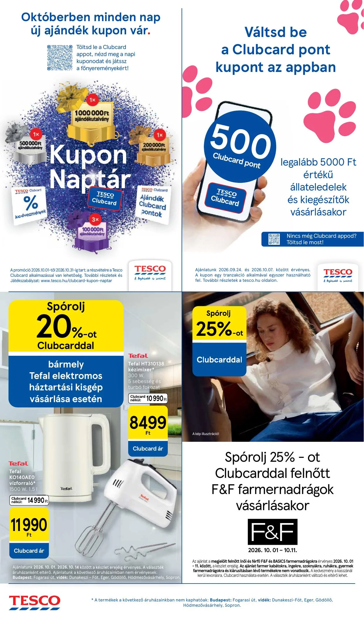 Tesco akciós újság Hipermarket 10.01–10.07 – 16. oldal