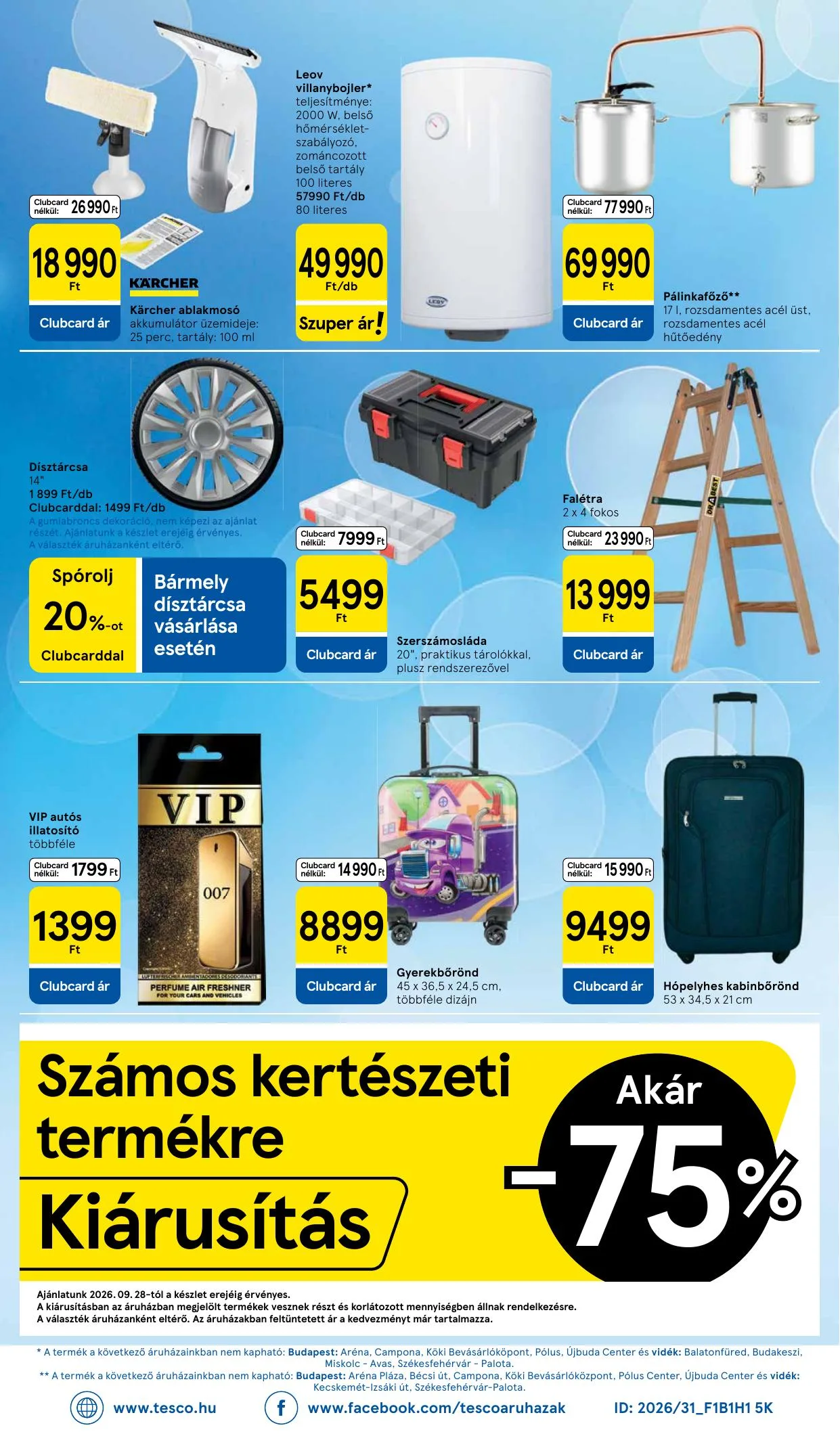 Tesco akciós újság Hipermarket 10.01–10.07 – 30. oldal