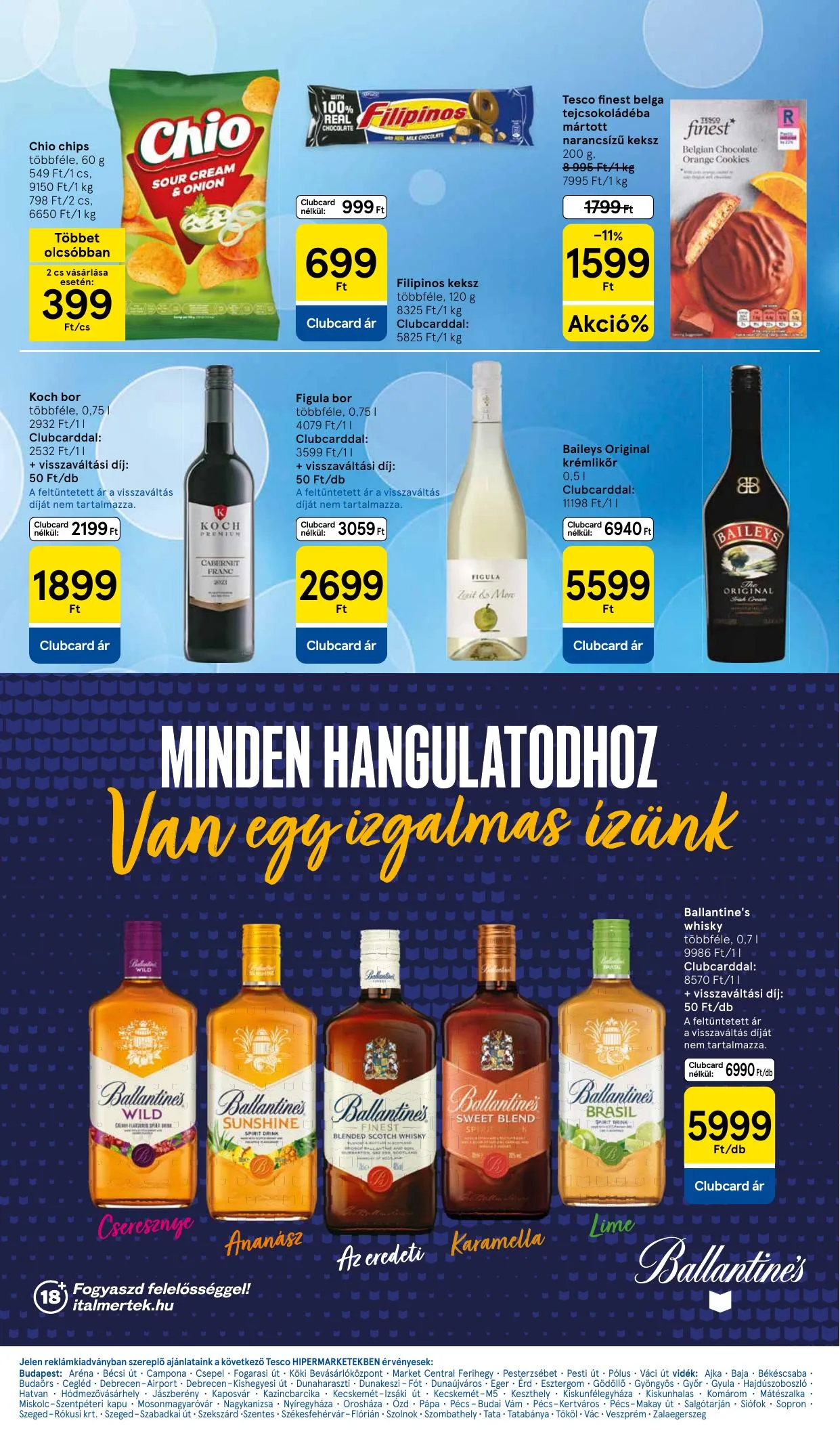 Tesco akciós újság Hipermarket 10.15–10.20 – 18. oldal