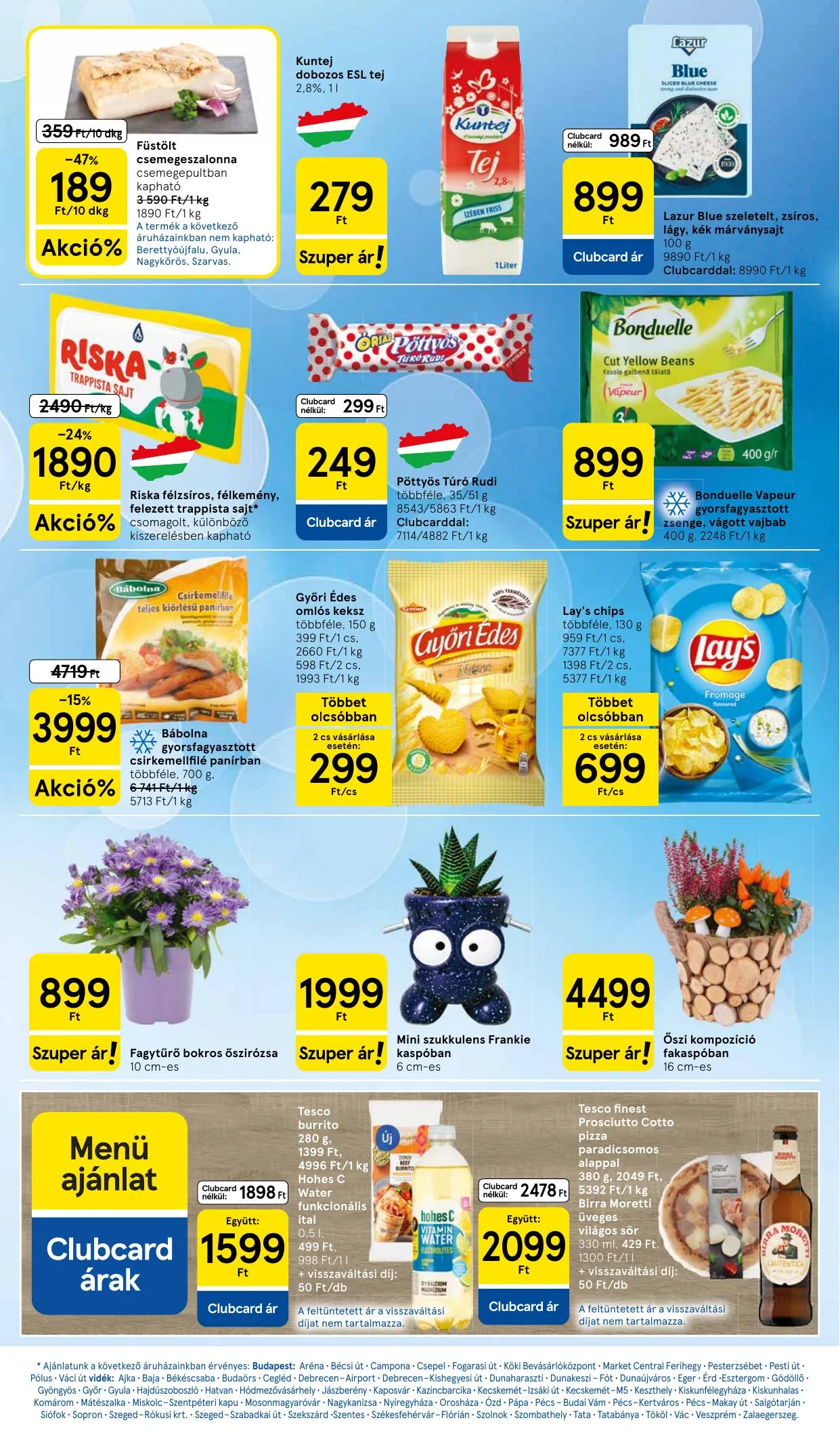 Tesco akciós újság Hipermarket 10.15–10.20 – 4. oldal