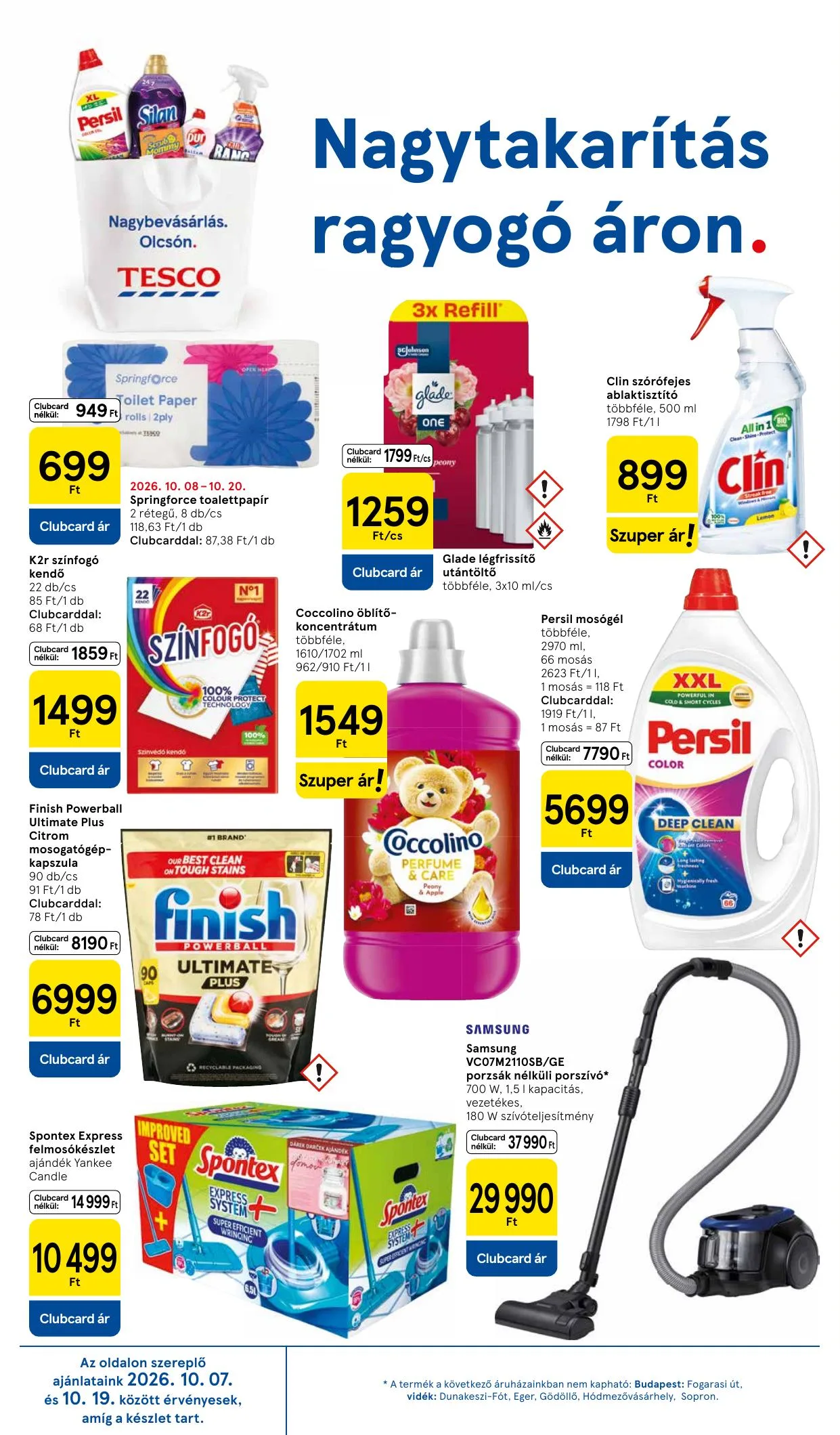 Tesco akciós újság Hipermarket 10.15–10.20 – 8. oldal
