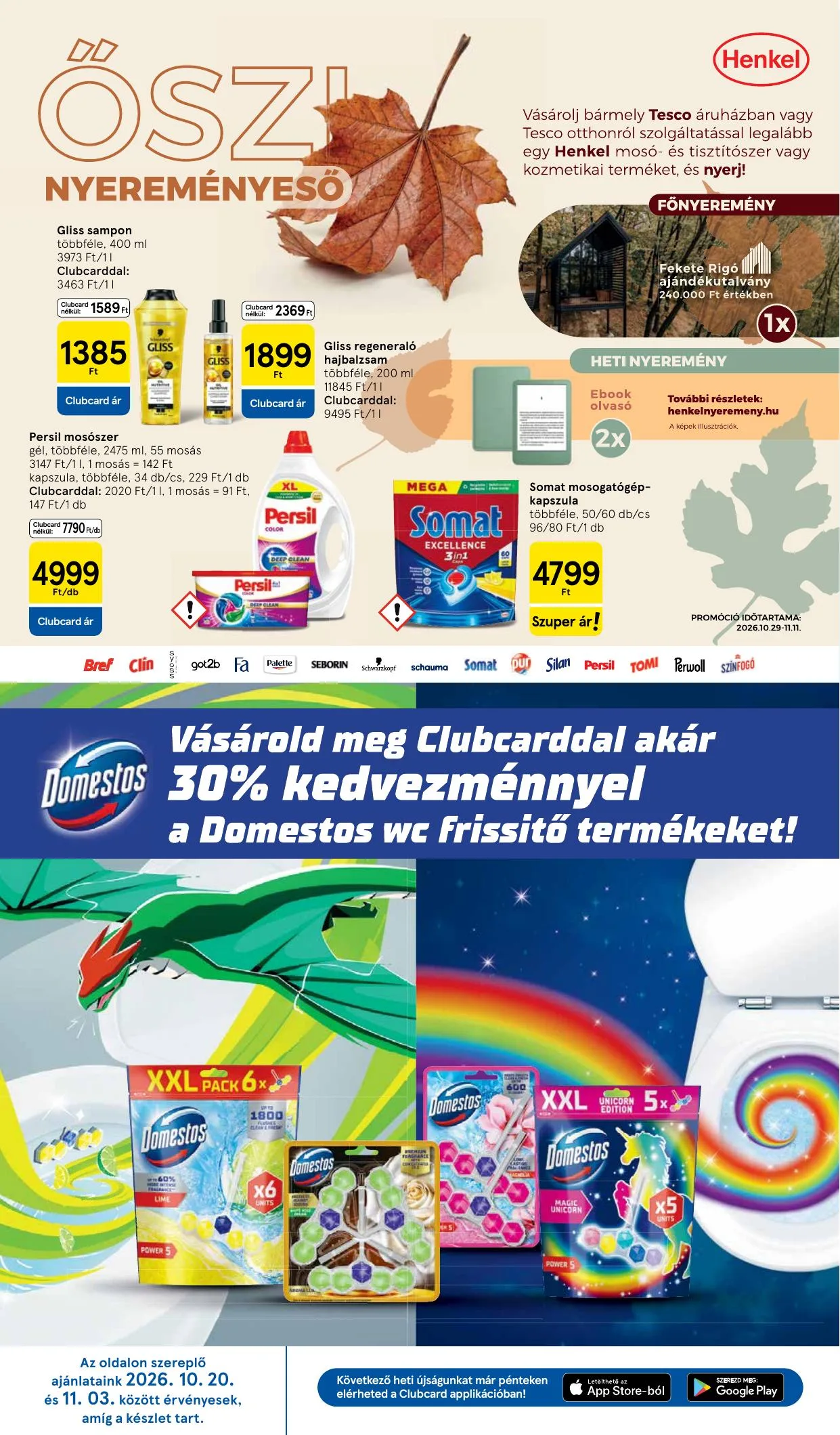 Tesco akciós újság Hipermarket 10.29–11.04 – 26. oldal