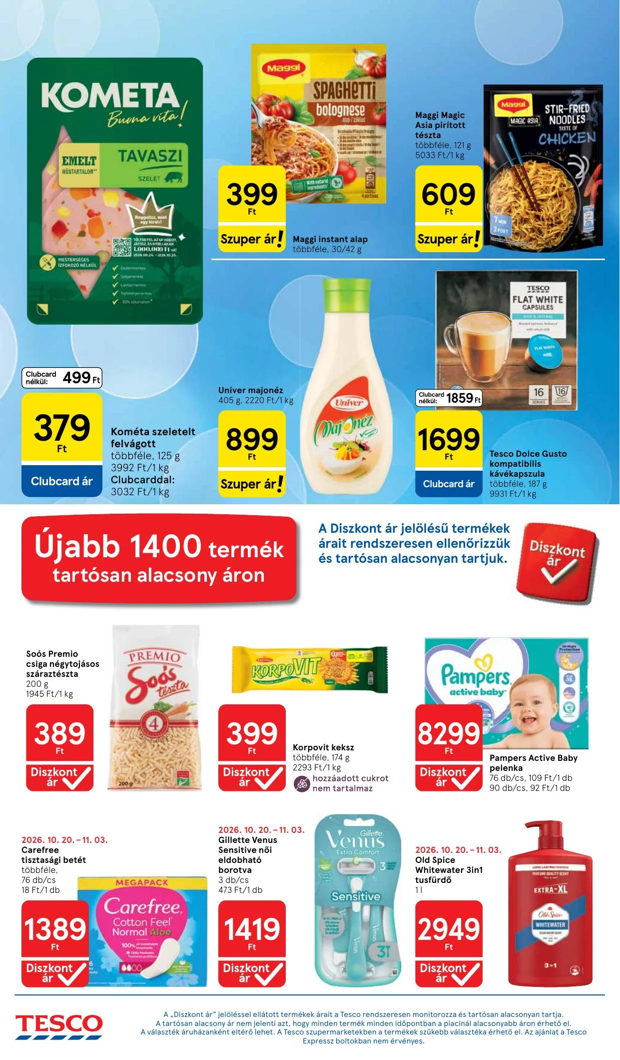 Tesco akciós újság Hipermarket 10.29–11.04 – 4. oldal