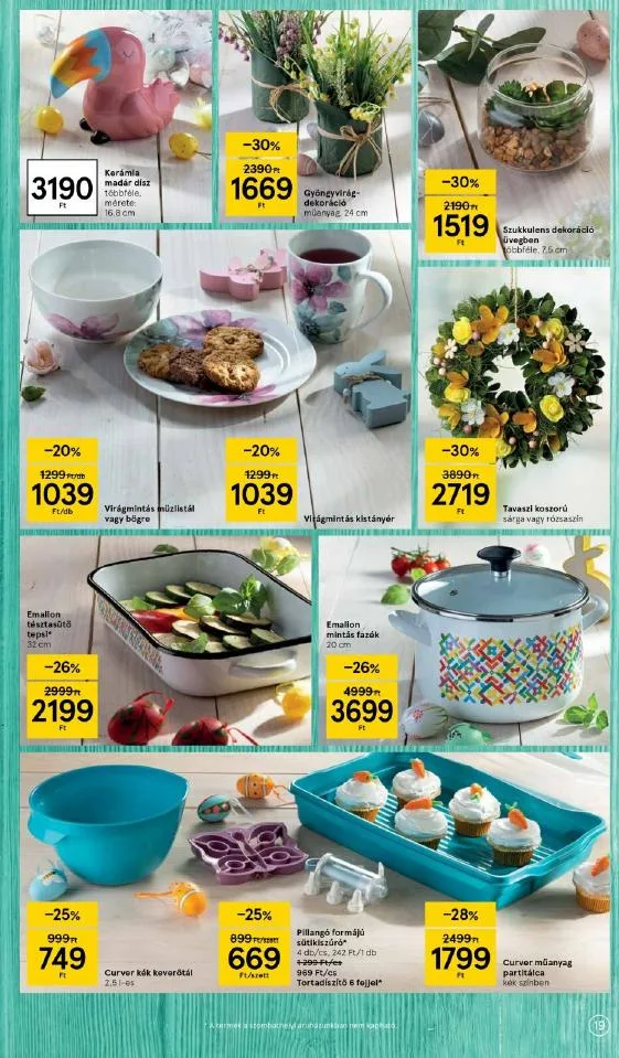 Tesco akciós újság Husveti katalógus 03.10–04.03 – 19. oldal