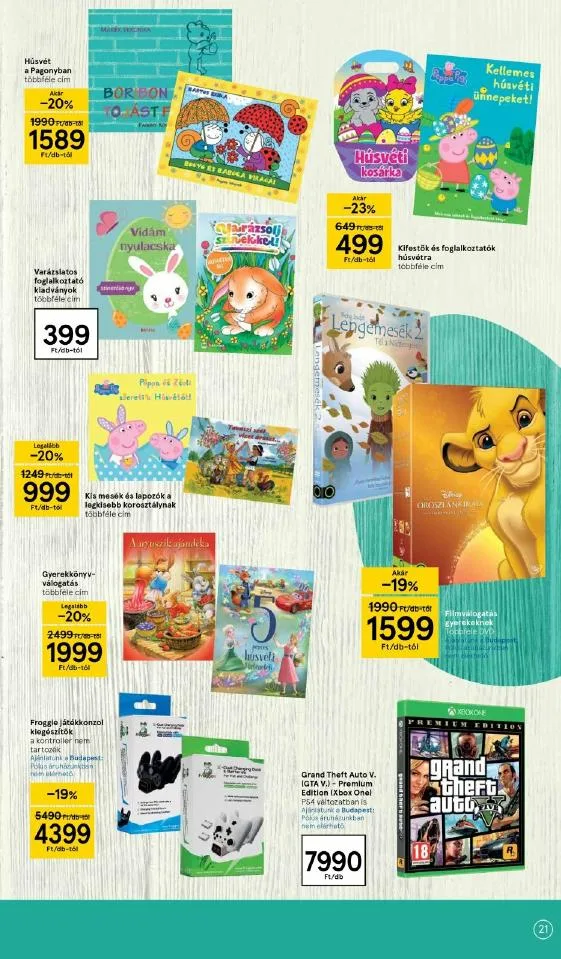 Tesco akciós újság Husveti katalógus 03.10–04.03 – 21. oldal