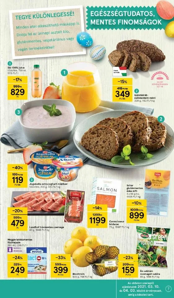 Tesco akciós újság Husveti katalógus 03.10–04.03 – 7. oldal